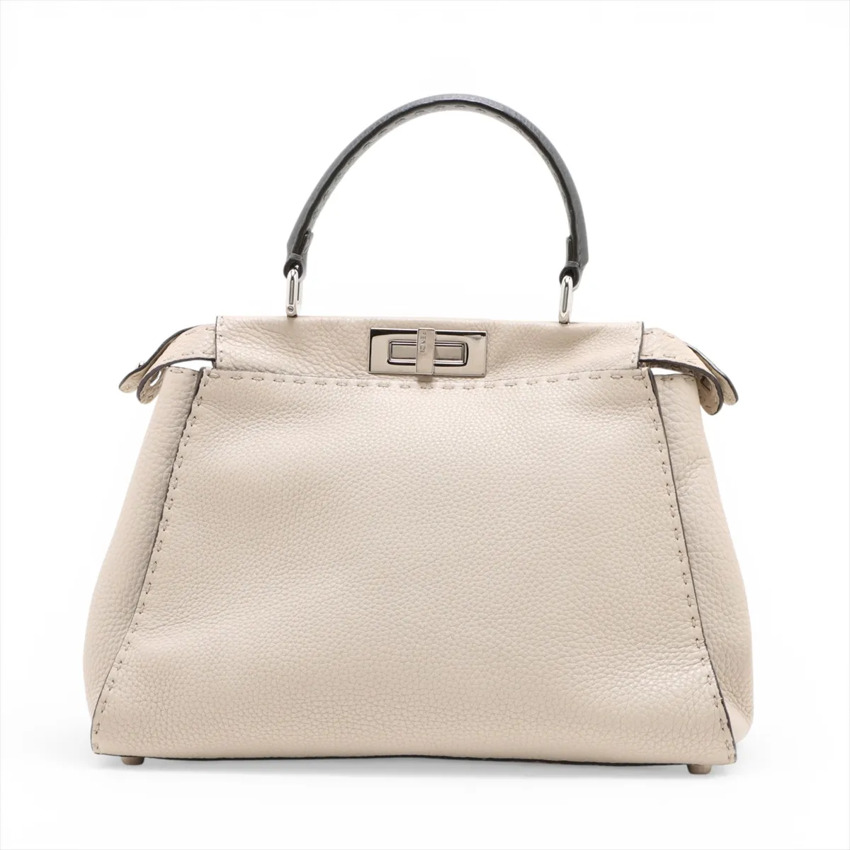 Peekaboo Regular Selleria Leather 2WAY Handbag Beige 8BN290 — view 2