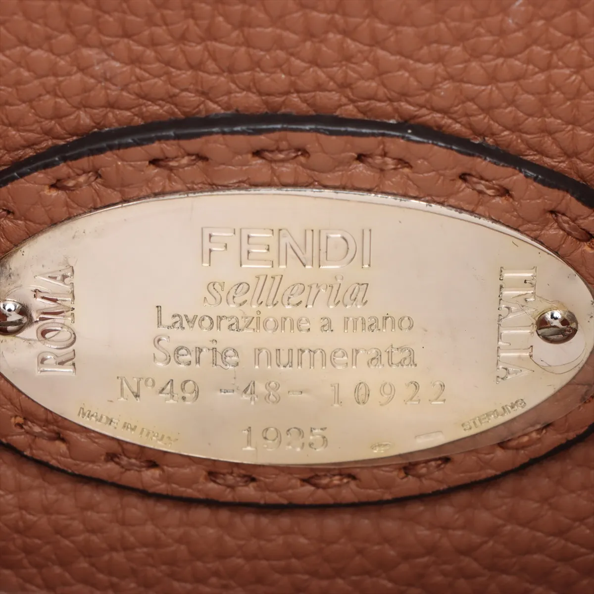Peekaboo Regular Selleria Leather 2WAY Handbag Beige 8BN290 — view 11