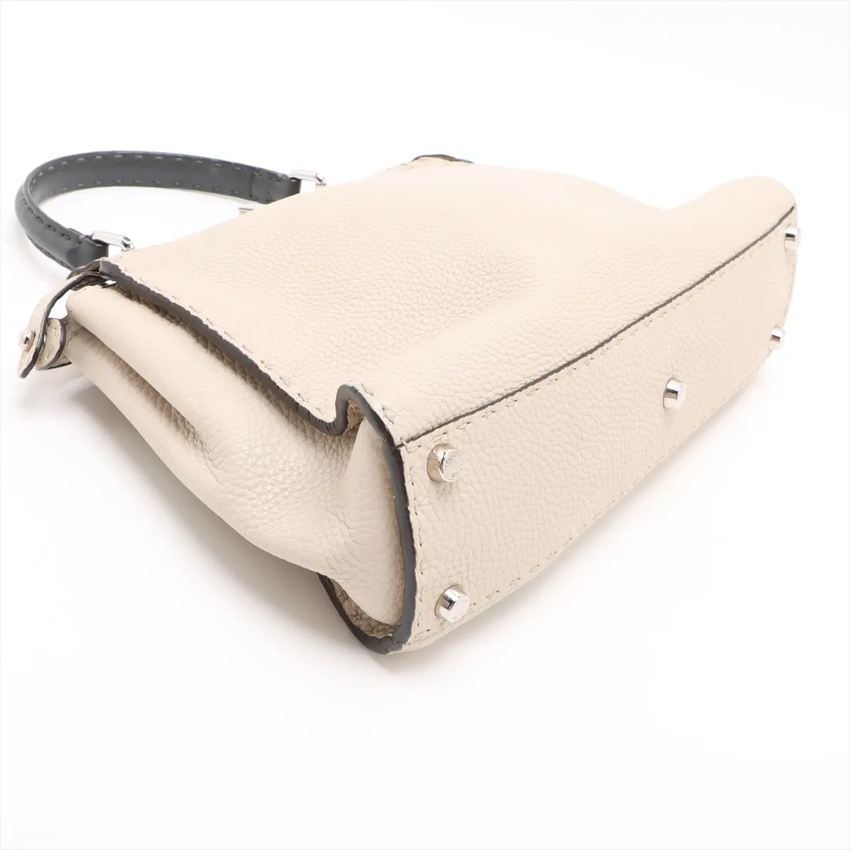 Peekaboo Regular Selleria Leather 2WAY Handbag Beige 8BN290 — view 4