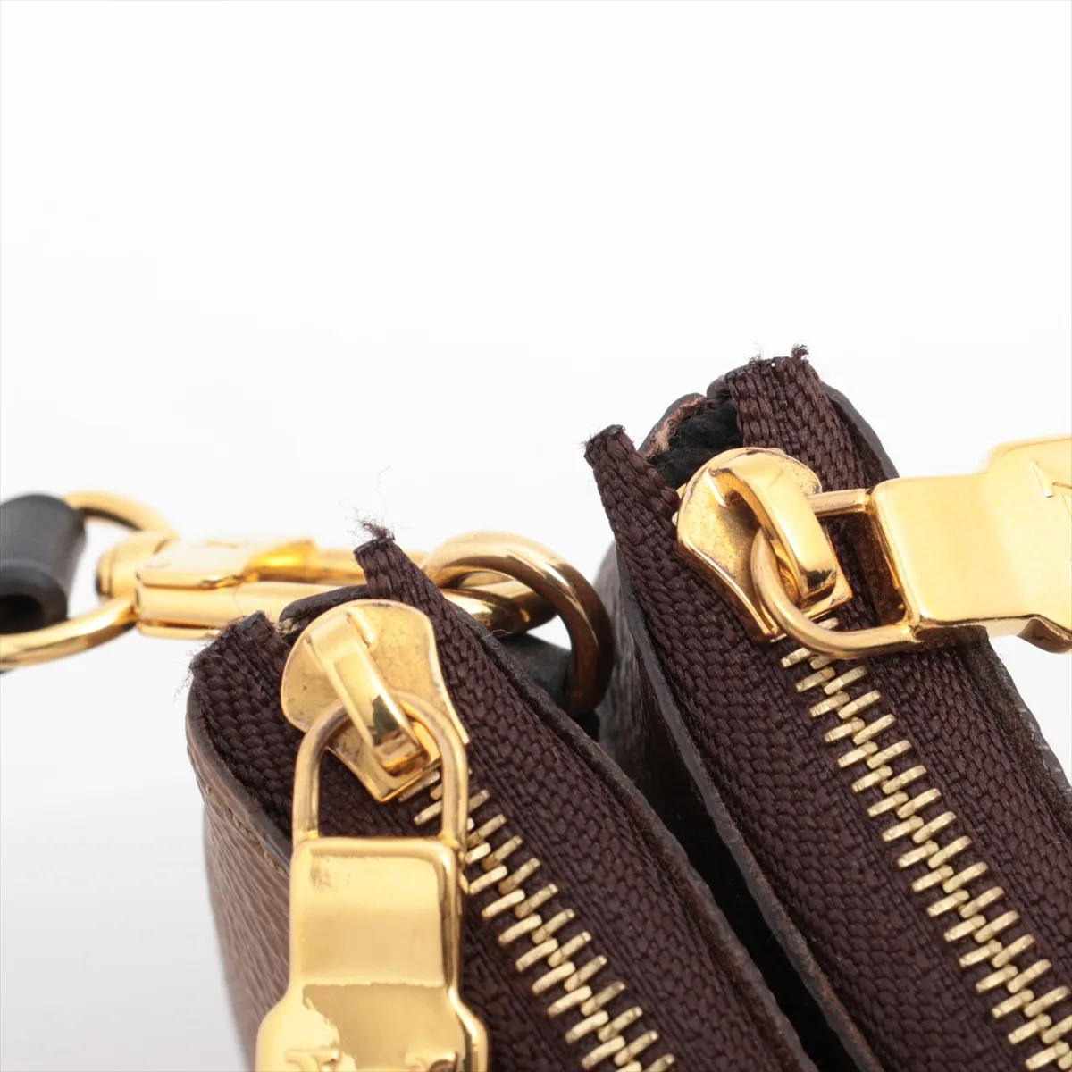 Giant Monogram Reverse Pochette Double Zip M69203 MI4280 Brown RFID Reactive — view 11
