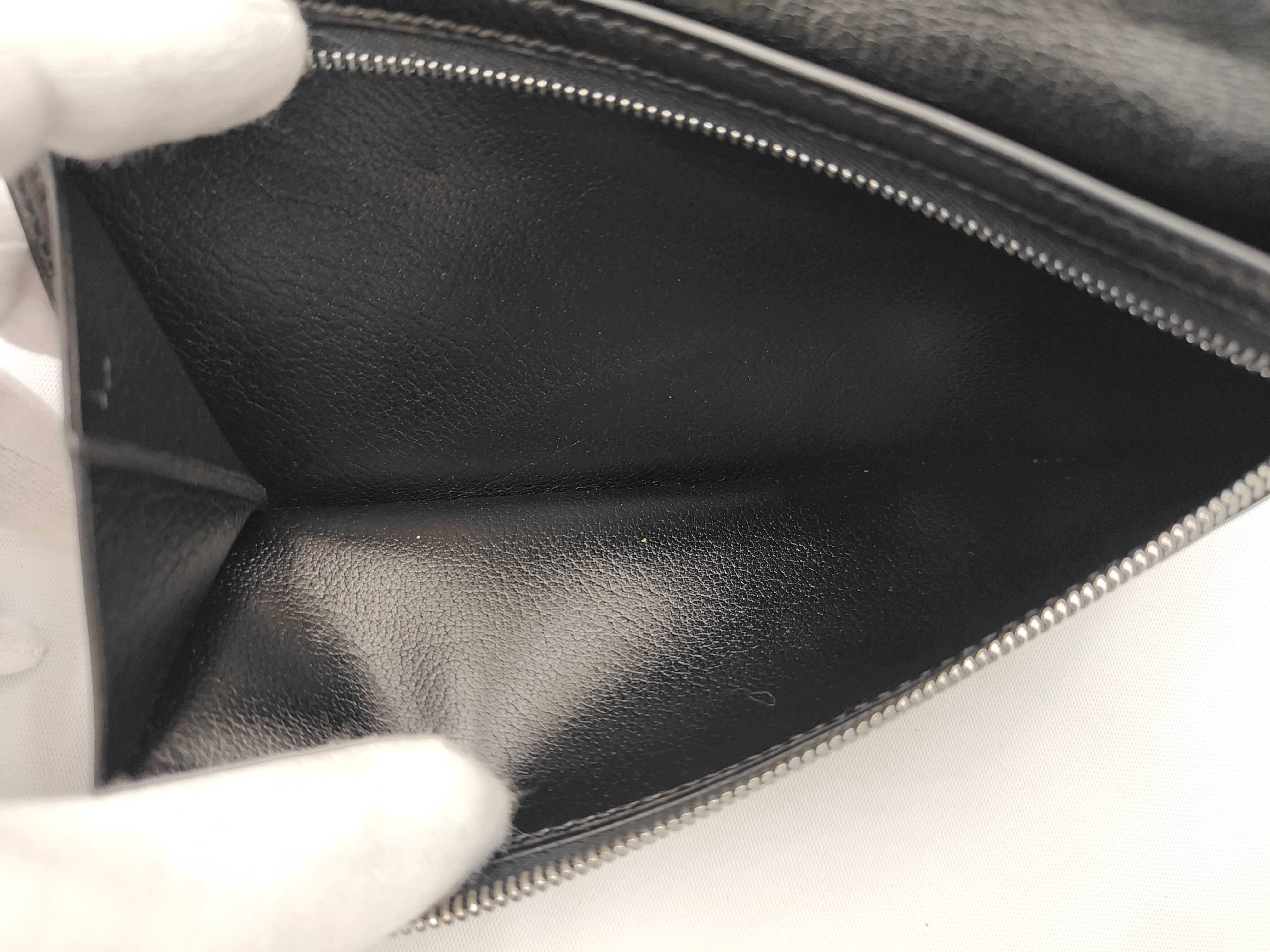 Bearn Soufflé Box Calf Black Wallet — view 4