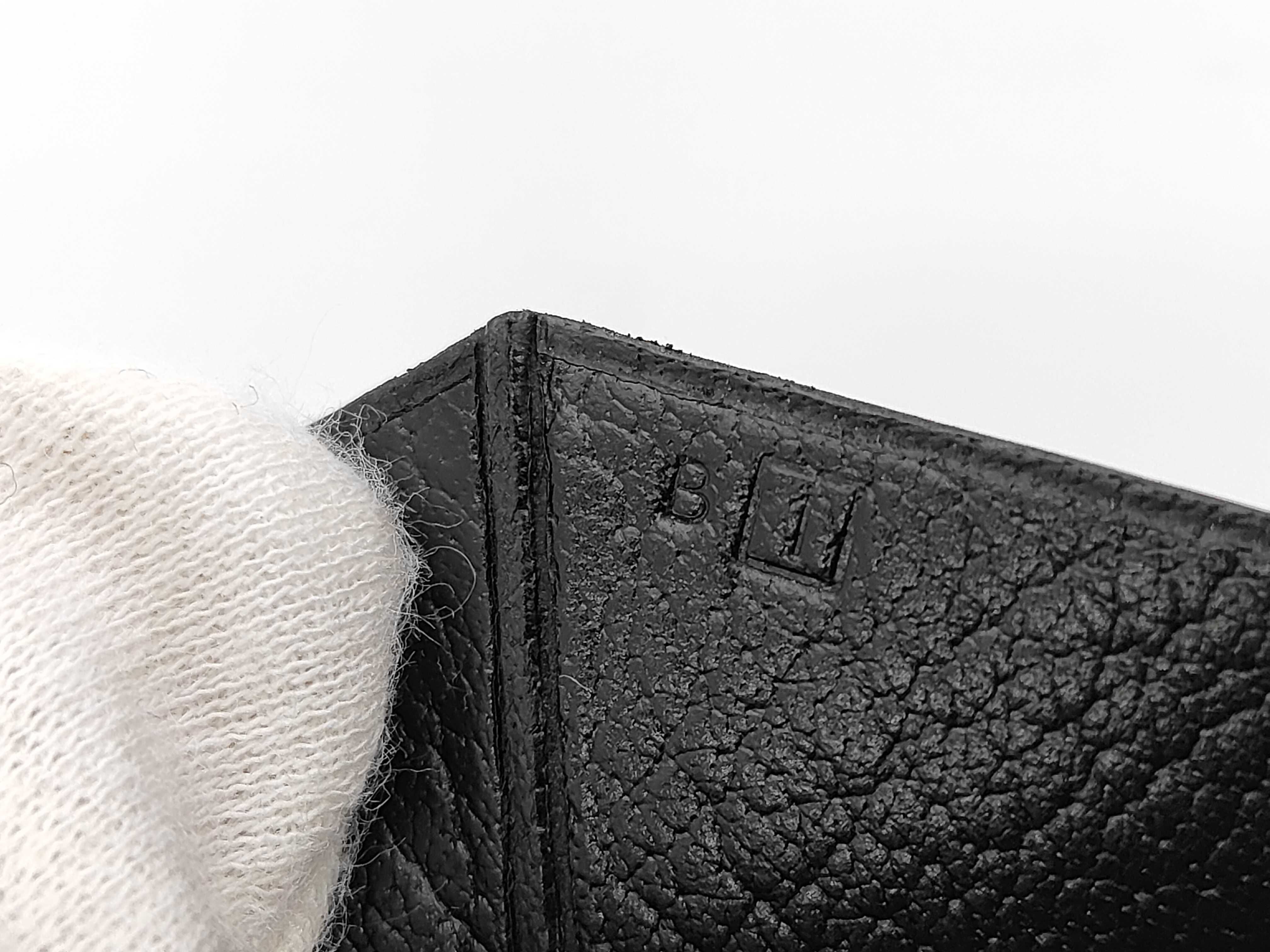 Bearn Soufflé Box Calf Black Wallet — view 7