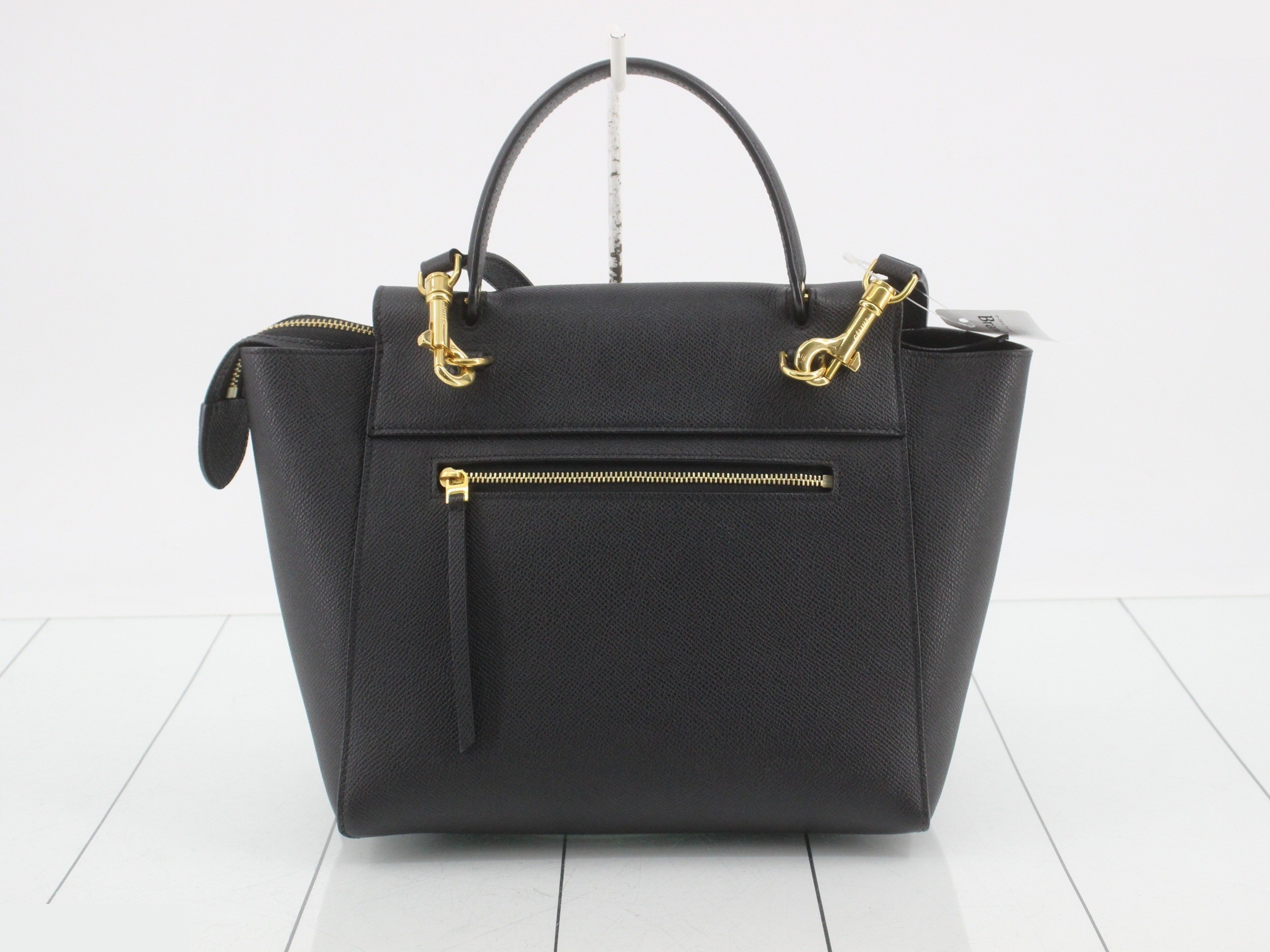 Belt bag micro, black, includes dust bag, strap, and booklet, 24 x 20 x 13 cm — view 2
