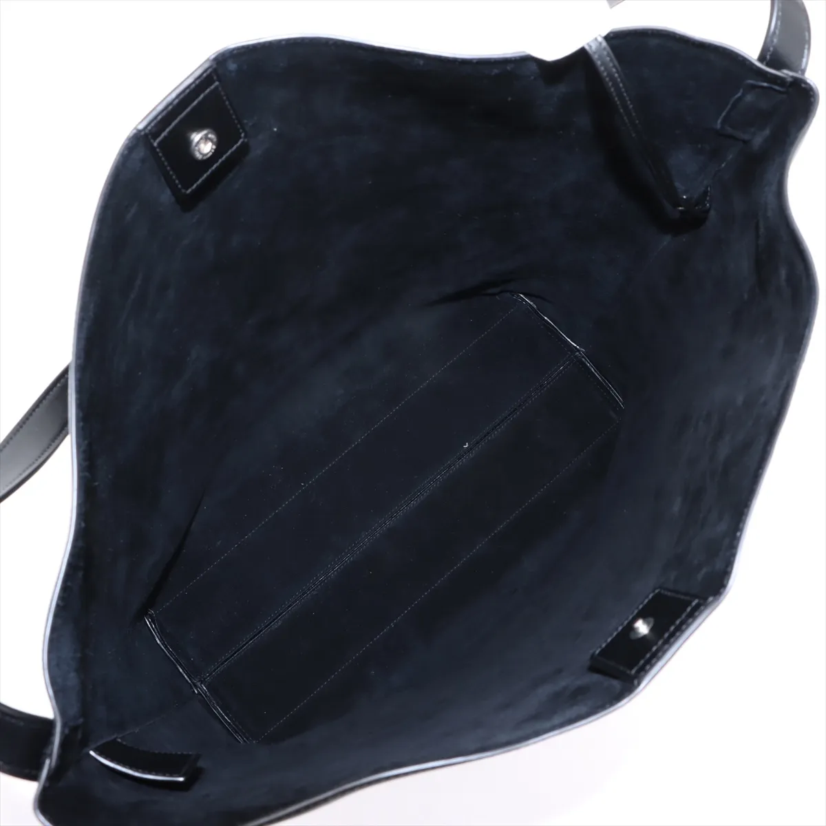 Hobo Leather Shoulder Bag, Black, 819623 — view 7