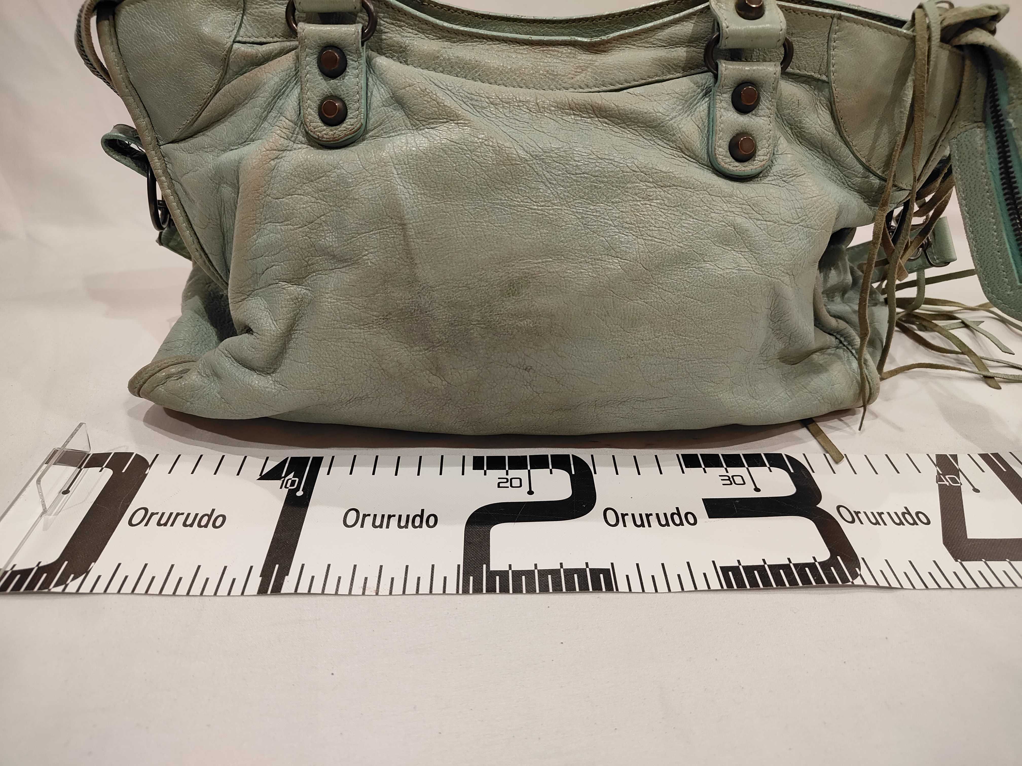 The Giant City 115748 City Leather Blue 925 Shoulder Bag — view 2