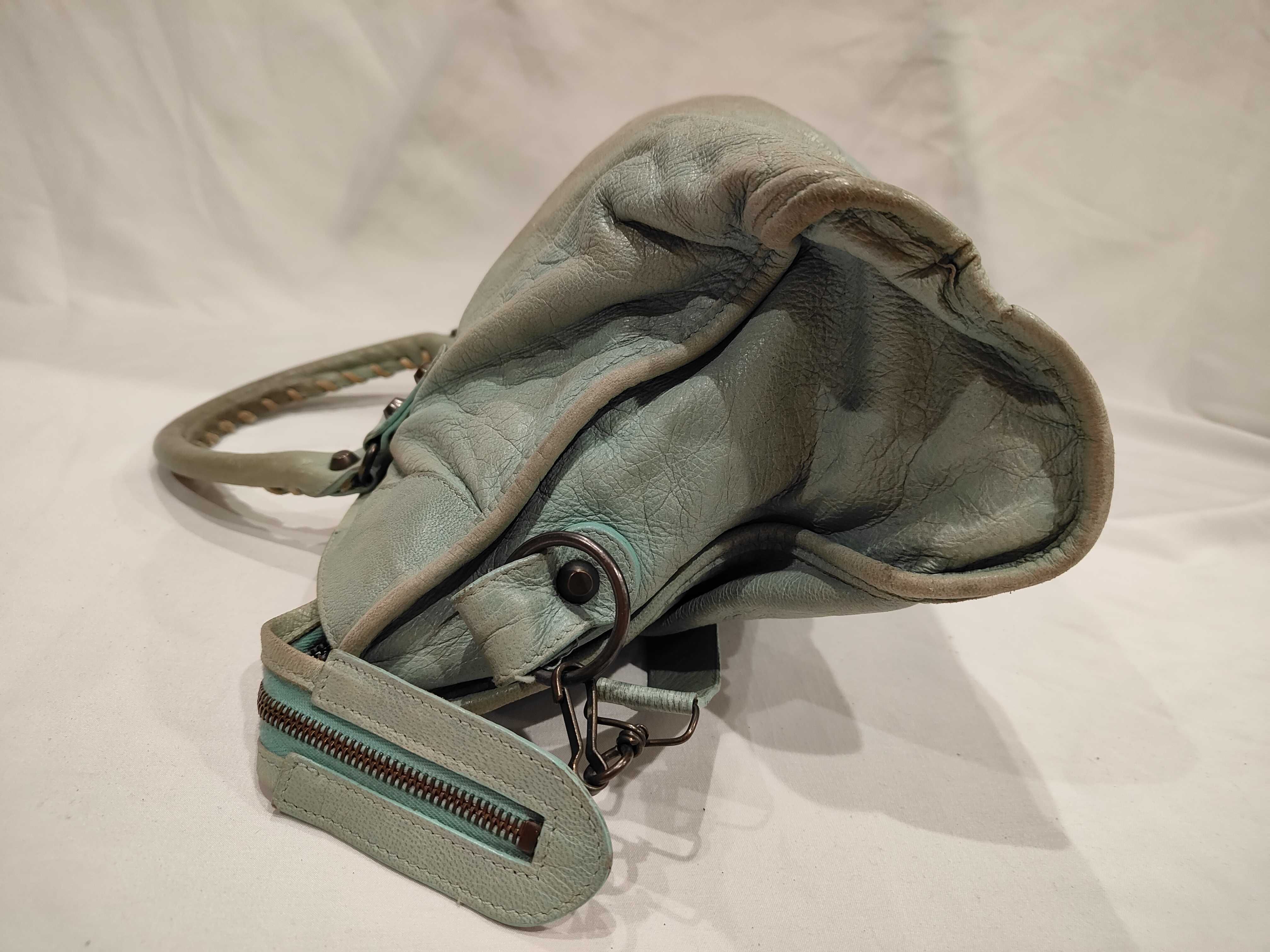 The Giant City 115748 City Leather Blue 925 Shoulder Bag — view 6