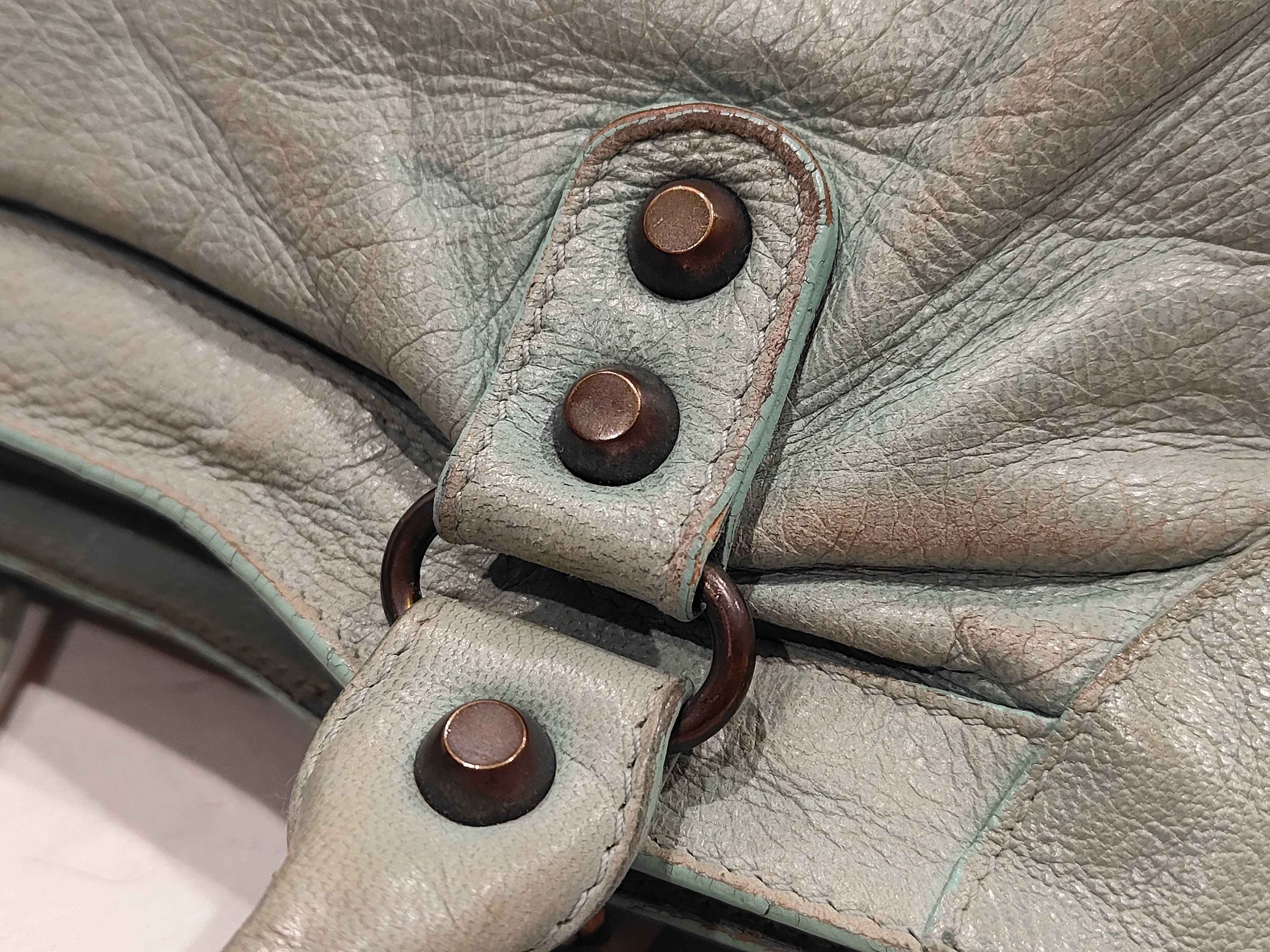 The Giant City 115748 City Leather Blue 925 Shoulder Bag — view 8