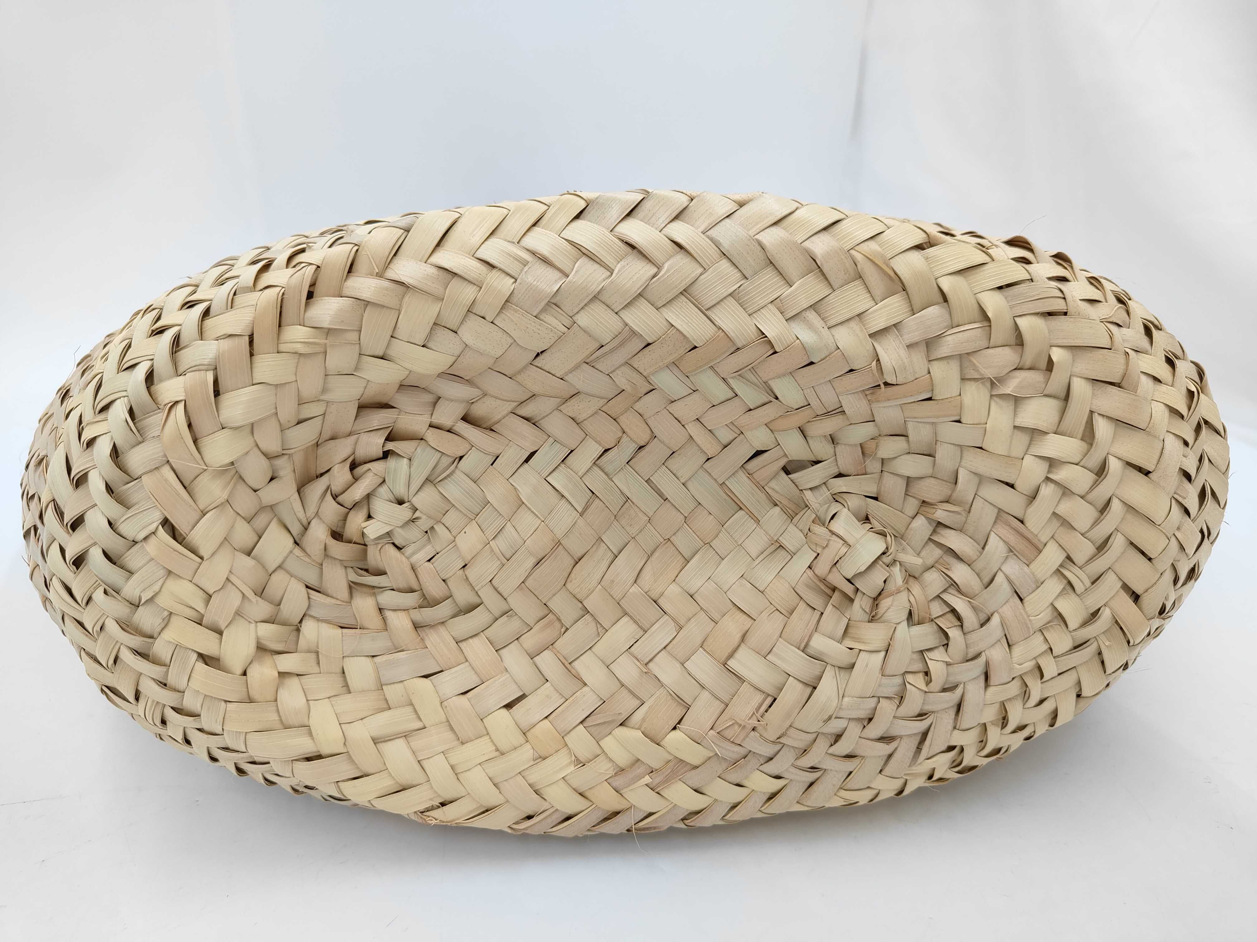 Supple Raffia Leather Tote Bag — view 7