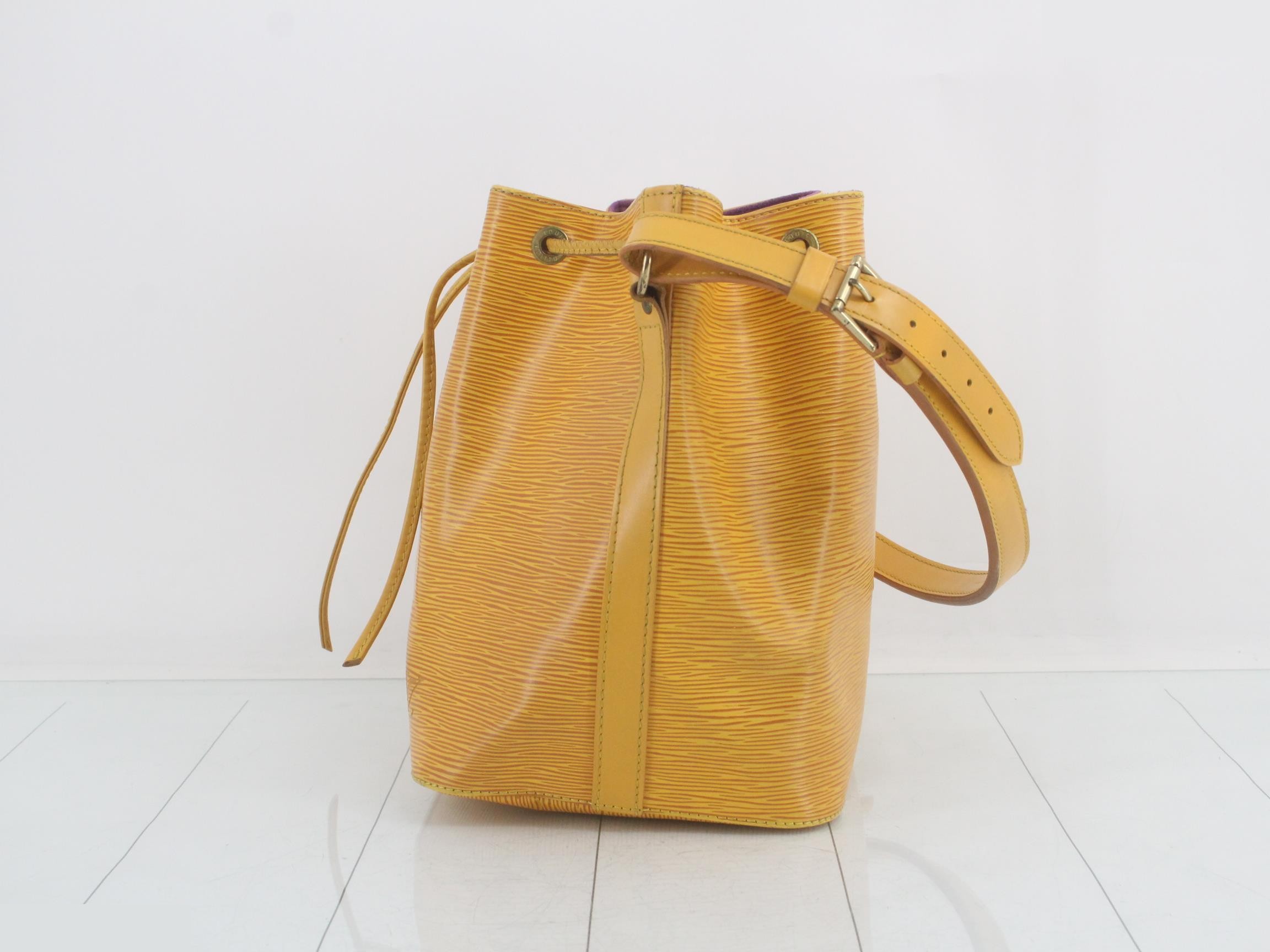 Epi Noe Tassili Yellow Shoulder Bag — view 3