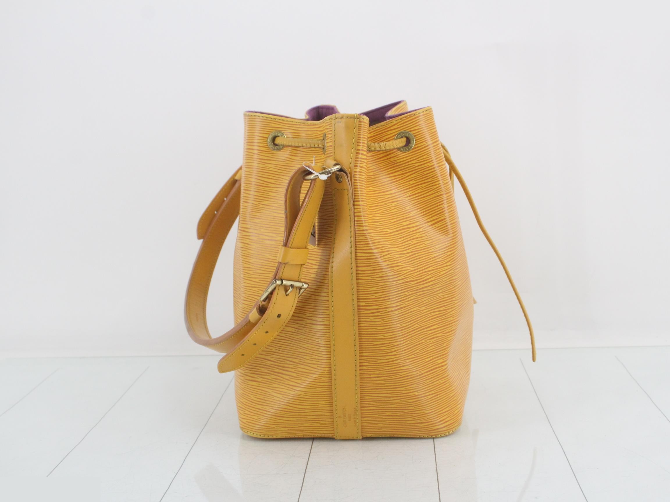 Epi Noe Tassili Yellow Shoulder Bag — view 4