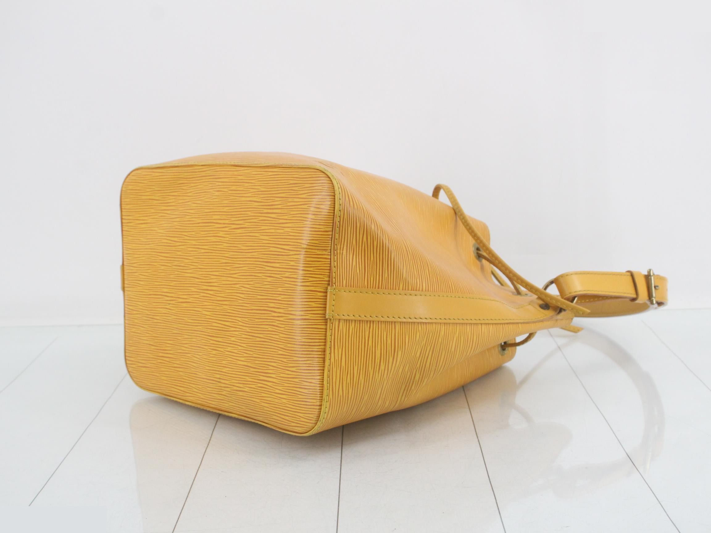 Epi Noe Tassili Yellow Shoulder Bag — view 6