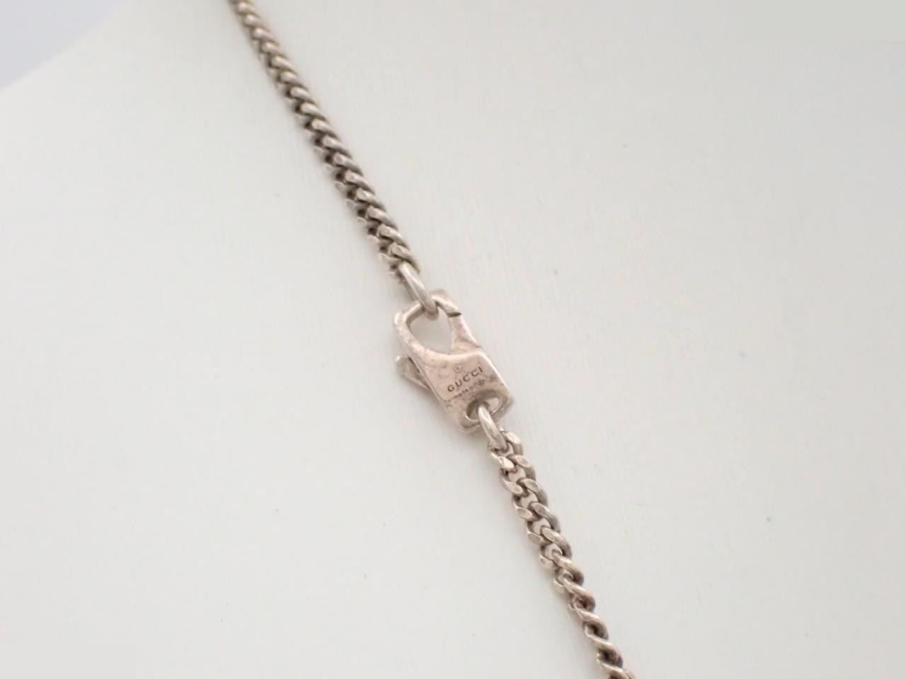 Interlocking necklace, sterling silver (925), 18.1g, chain approximately 54cm. — view 2