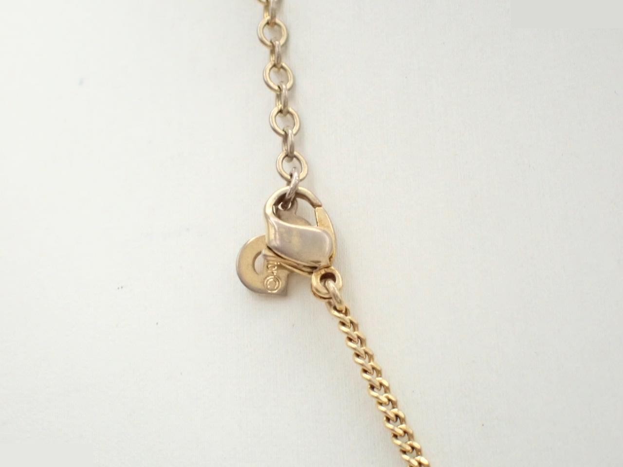 logo rhinestone necklace — view 2