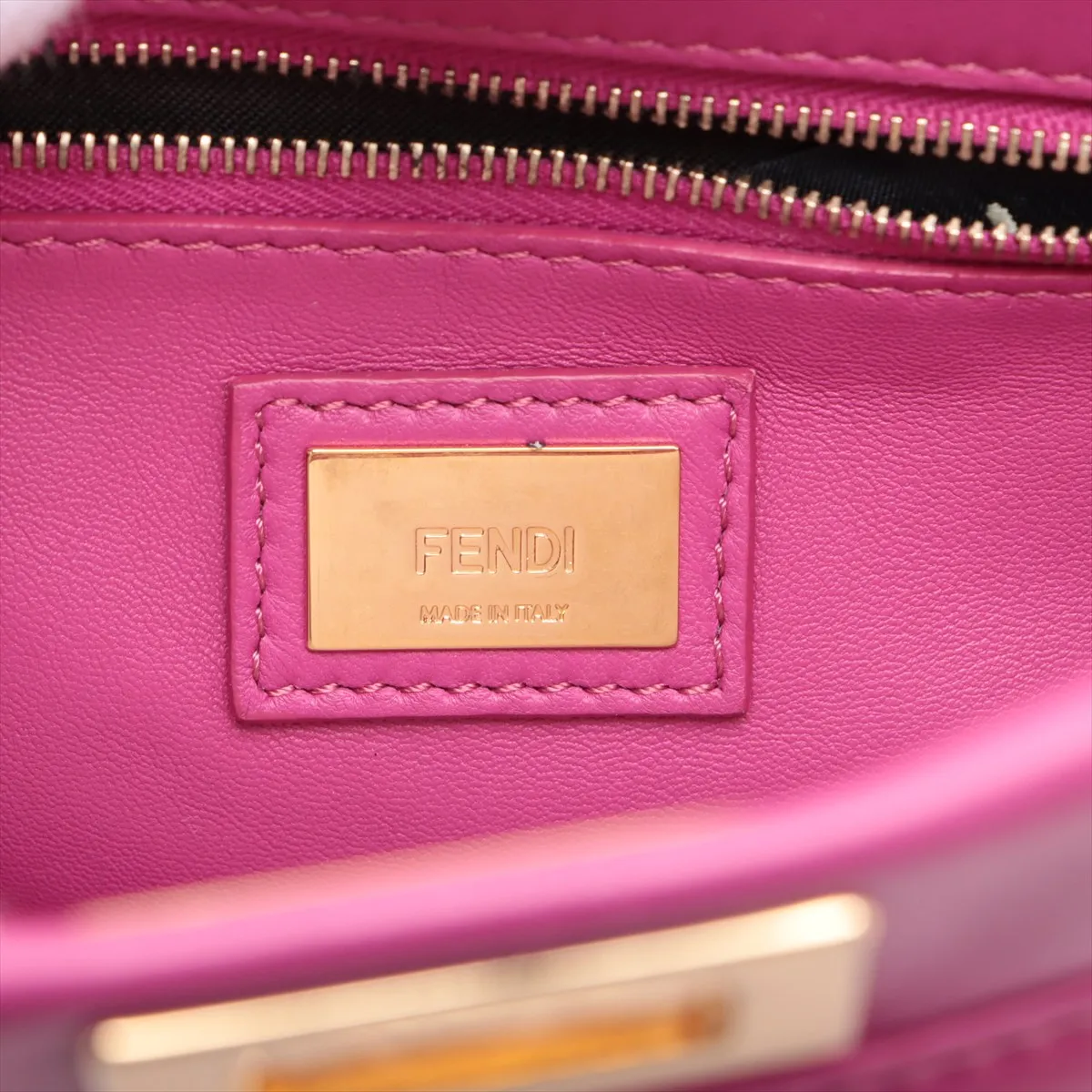 Mini Peekaboo Leather 2WAY Handbag Purple 8BN244 — view 11