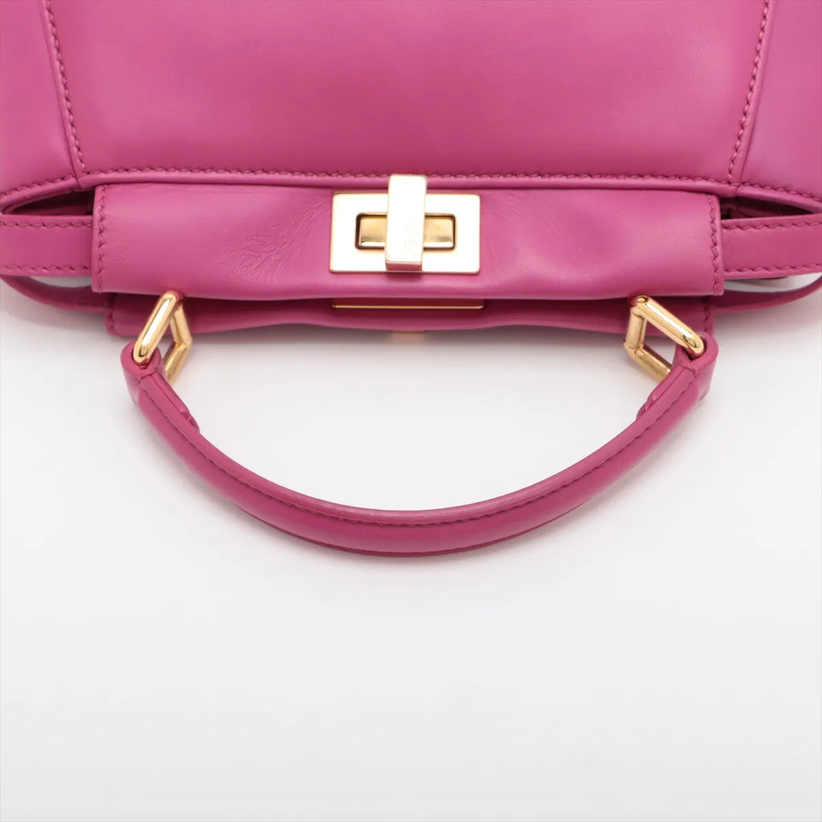 Mini Peekaboo Leather 2WAY Handbag Purple 8BN244 — view 5