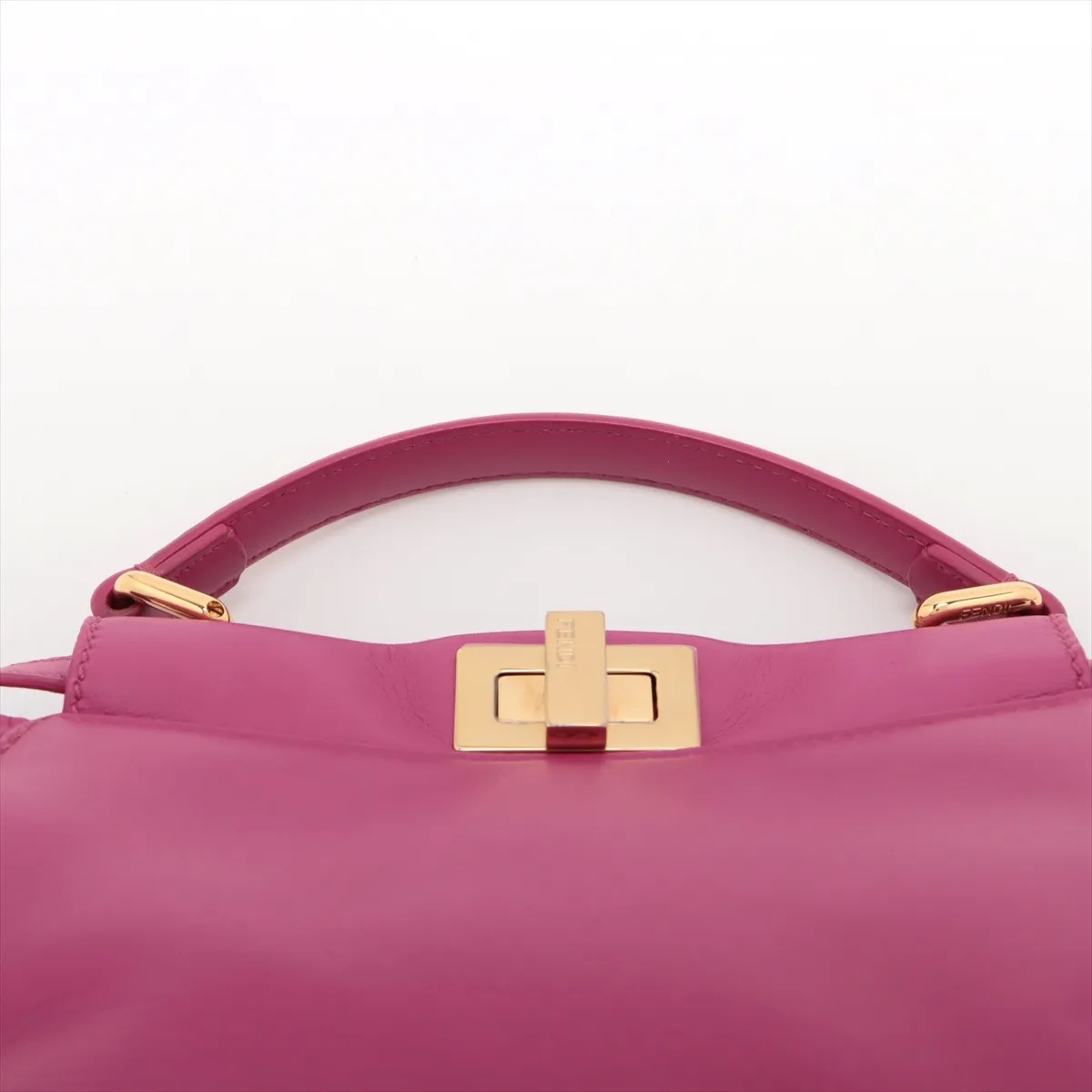 Mini Peekaboo Leather 2WAY Handbag Purple 8BN244 — view 6