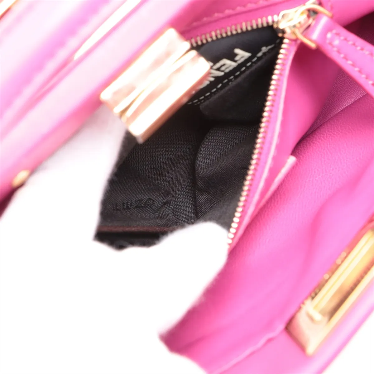 Mini Peekaboo Leather 2WAY Handbag Purple 8BN244 — view 10
