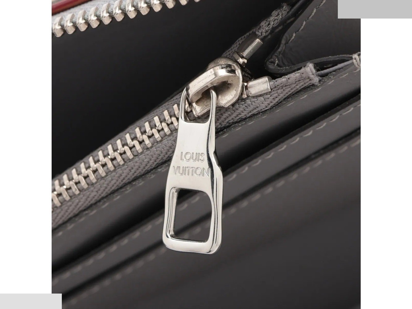 RFID-protected Monogram Mirror Zippy Wallet Vertical Long Wallet — view 6