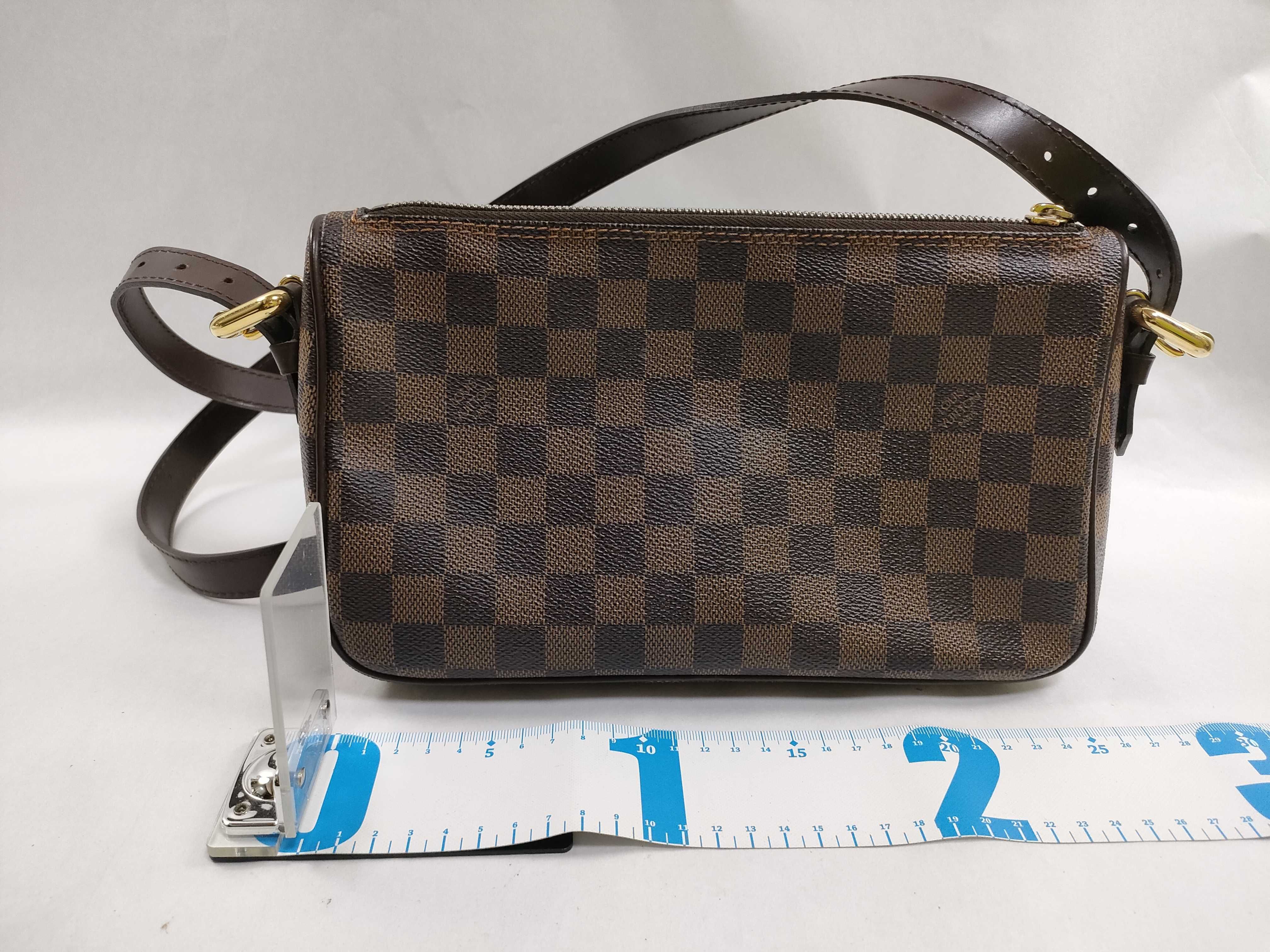 Damier PH- Ravello GM Damier Ebene N60006 Brown Canvas Shoulder Bag — view 2