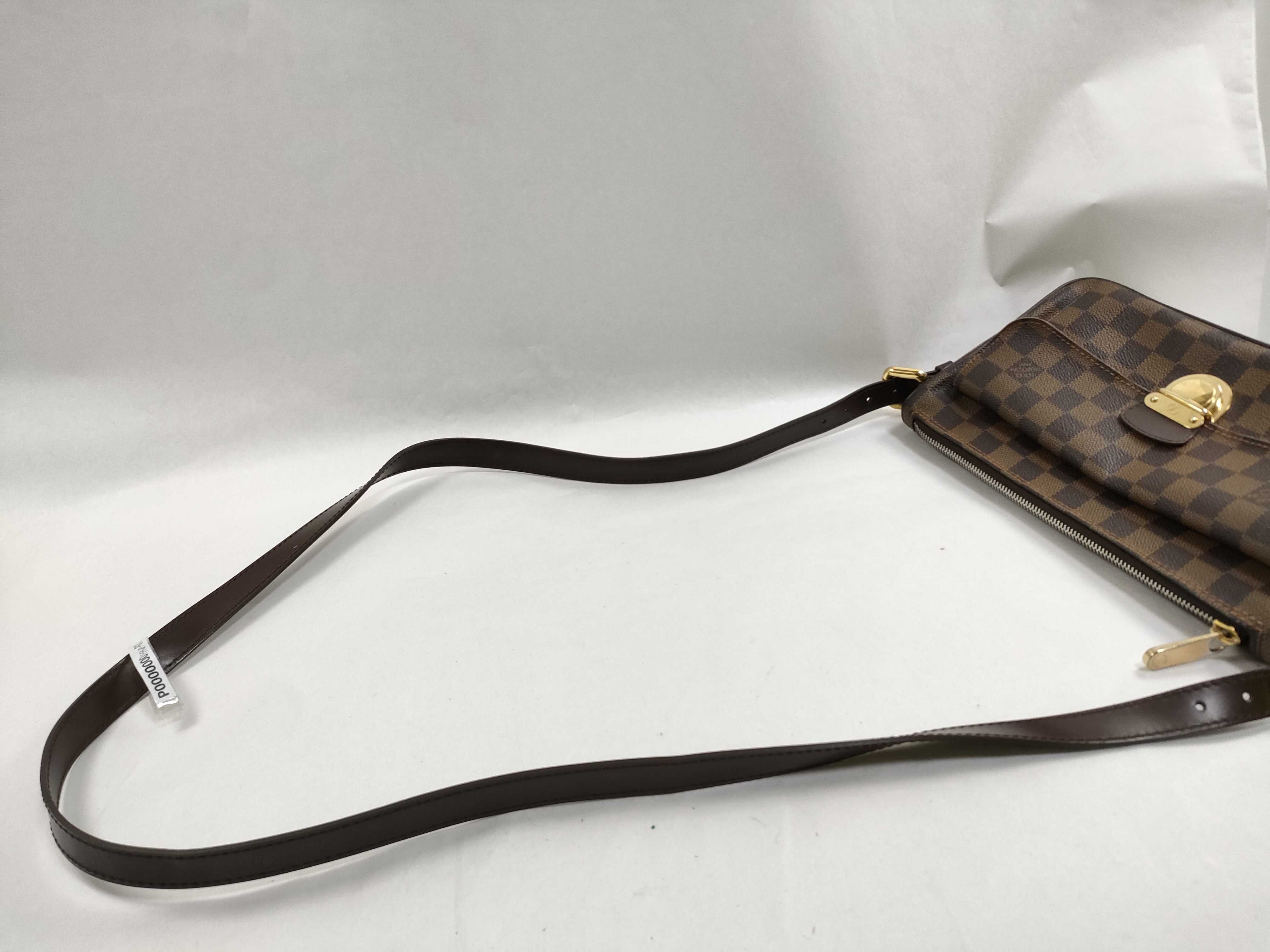 Damier PH- Ravello GM Damier Ebene N60006 Brown Canvas Shoulder Bag — view 3