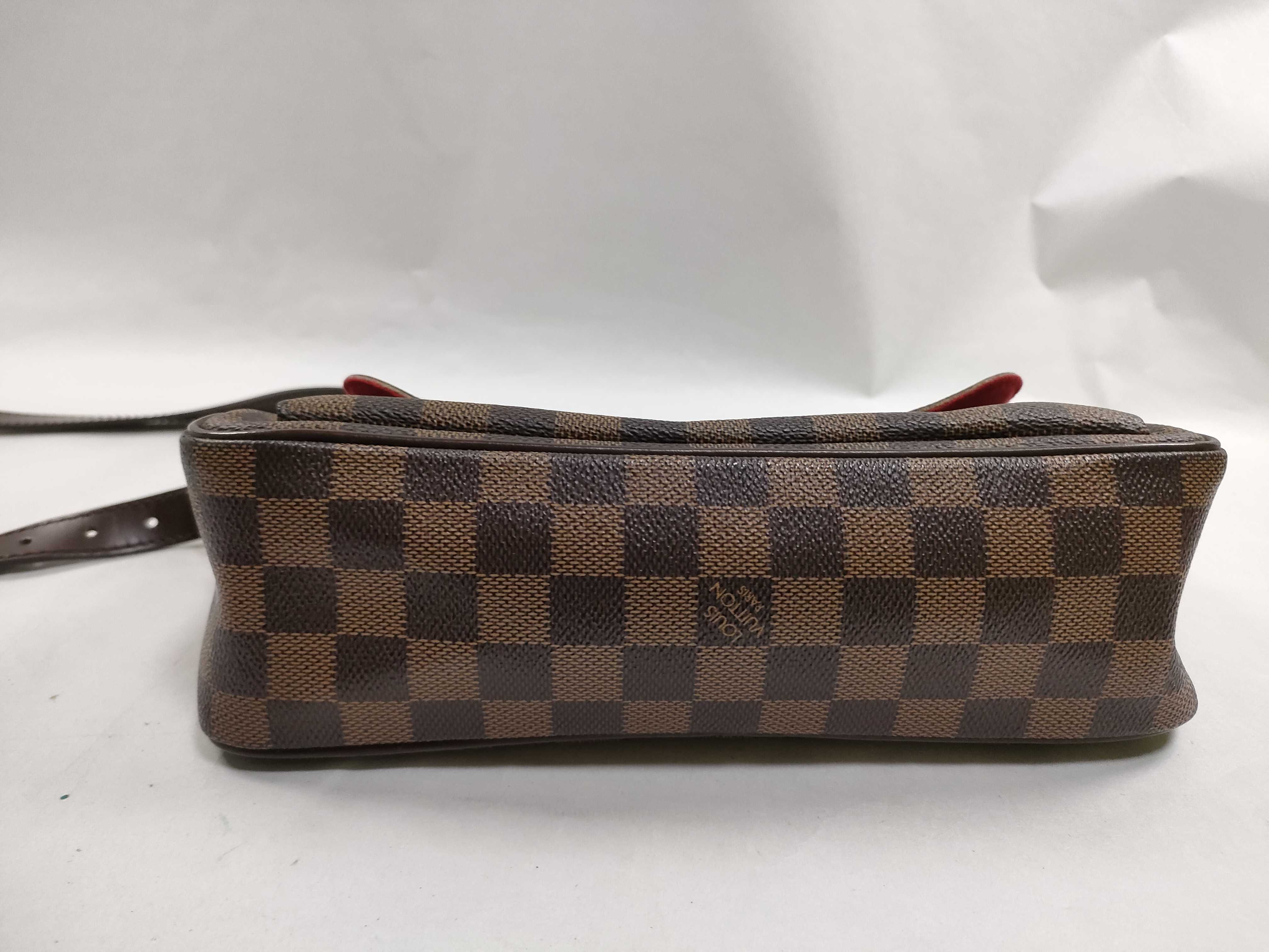 Damier PH- Ravello GM Damier Ebene N60006 Brown Canvas Shoulder Bag — view 9