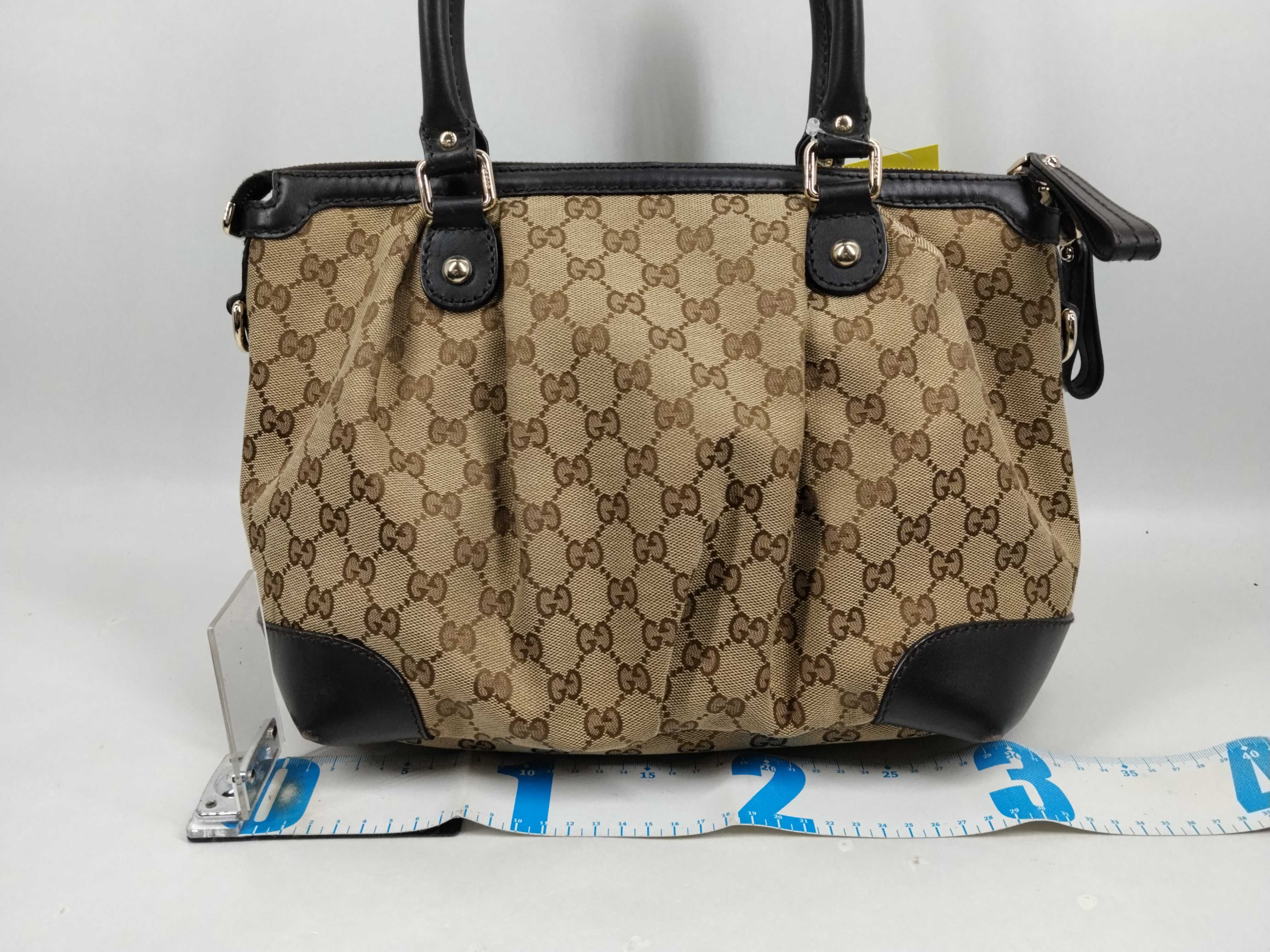 GG Canvas Diamante 2-way Handbag (247902 001998) - Shoulder strap not included. — view 2