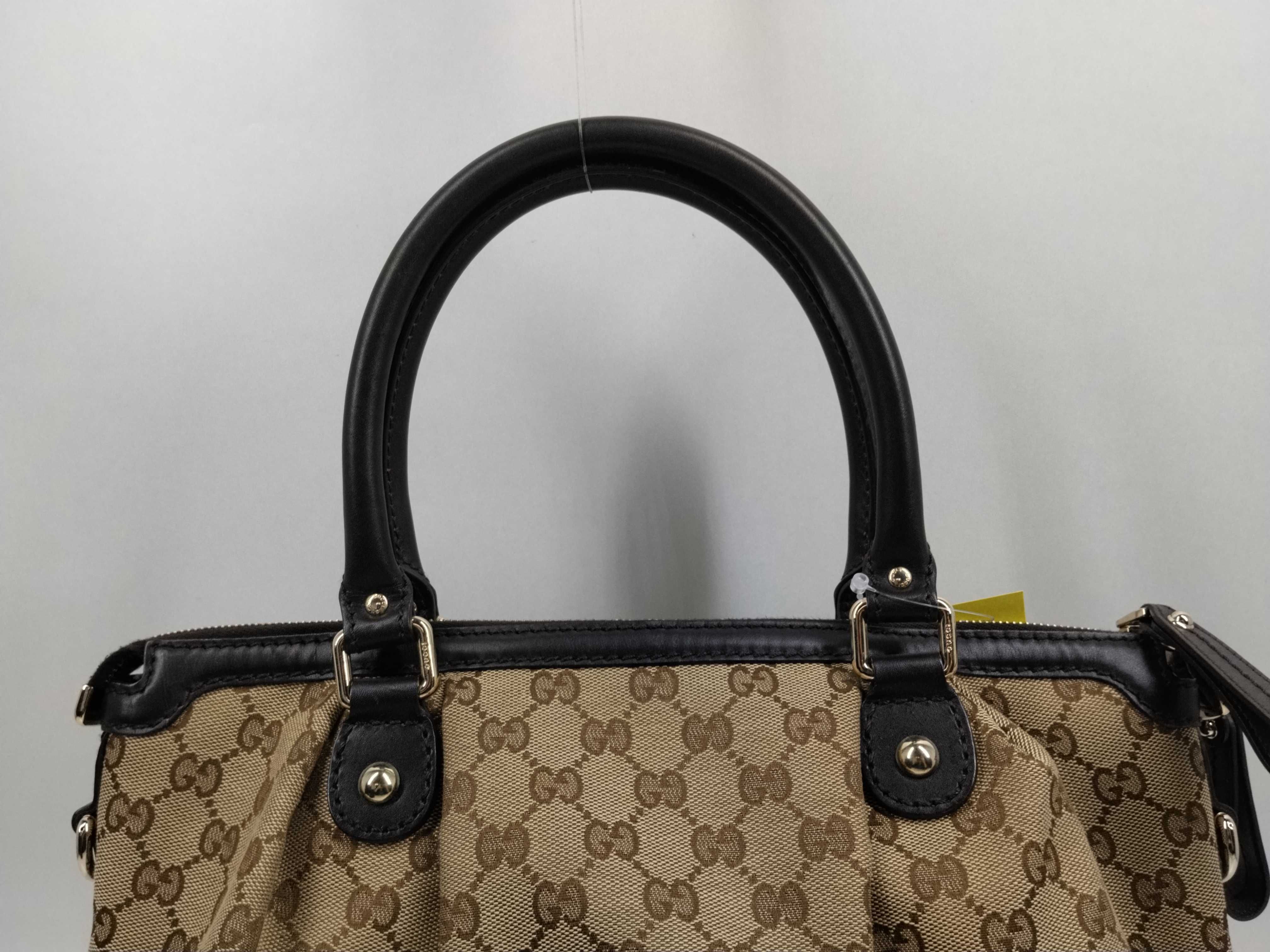 GG Canvas Diamante 2-way Handbag (247902 001998) - Shoulder strap not included. — view 4