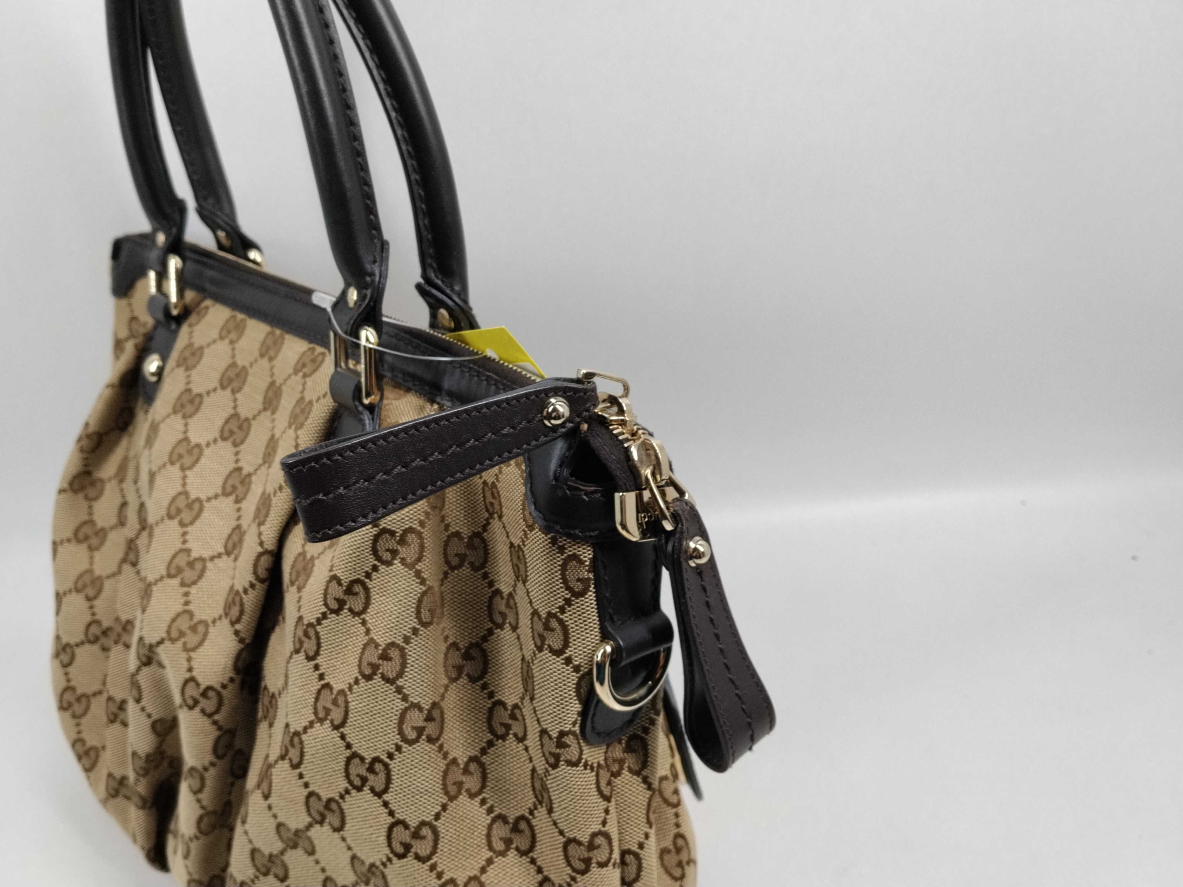 GG Canvas Diamante 2-way Handbag (247902 001998) - Shoulder strap not included. — view 5