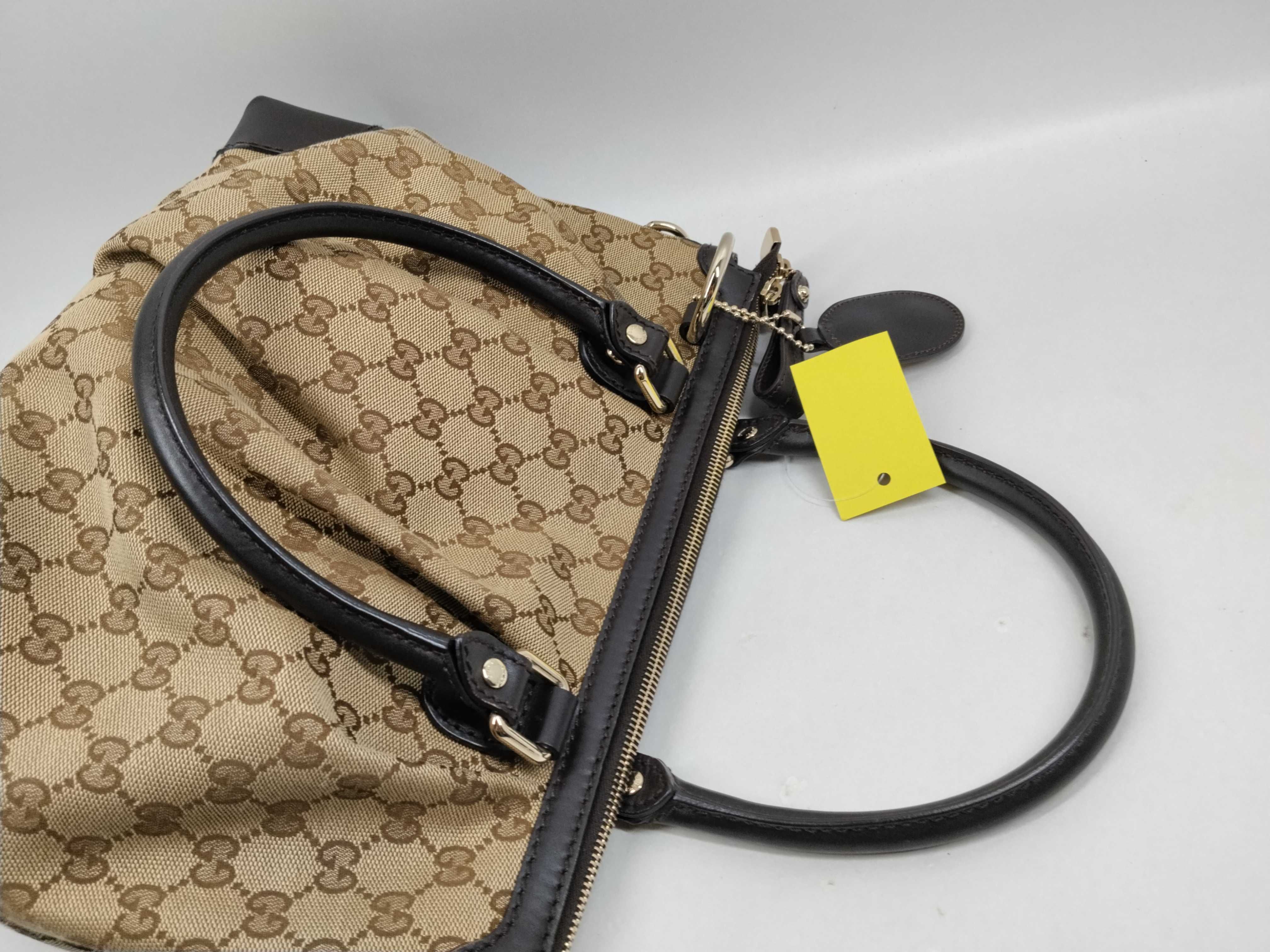 GG Canvas Diamante 2-way Handbag (247902 001998) - Shoulder strap not included. — view 8