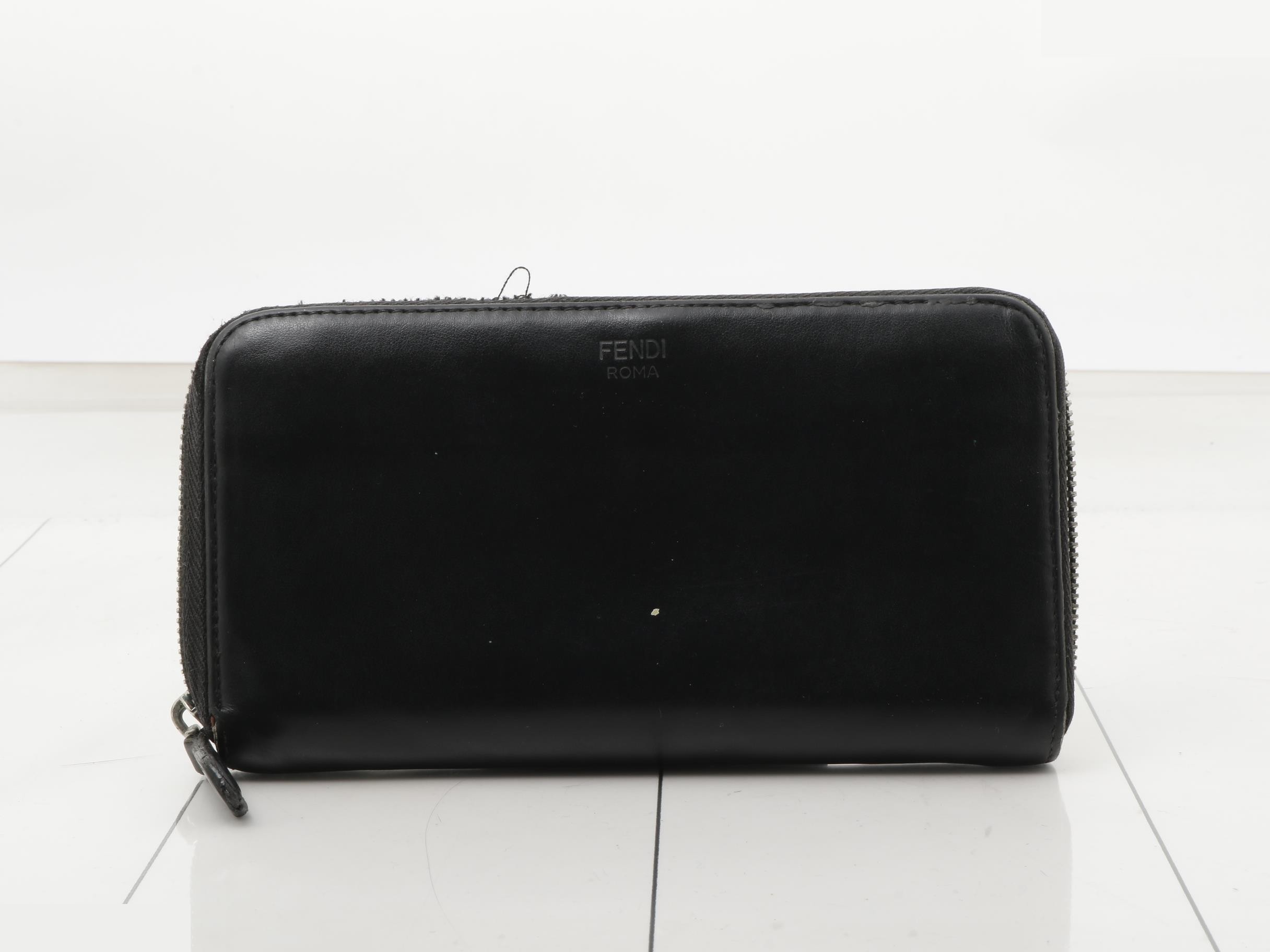 Monster Leather Round Zipper Long Wallet — view 2