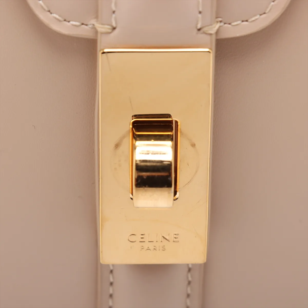 16saise small leather 2WAY handbag beige — view 14