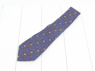 tie, monkey and crocodile design.