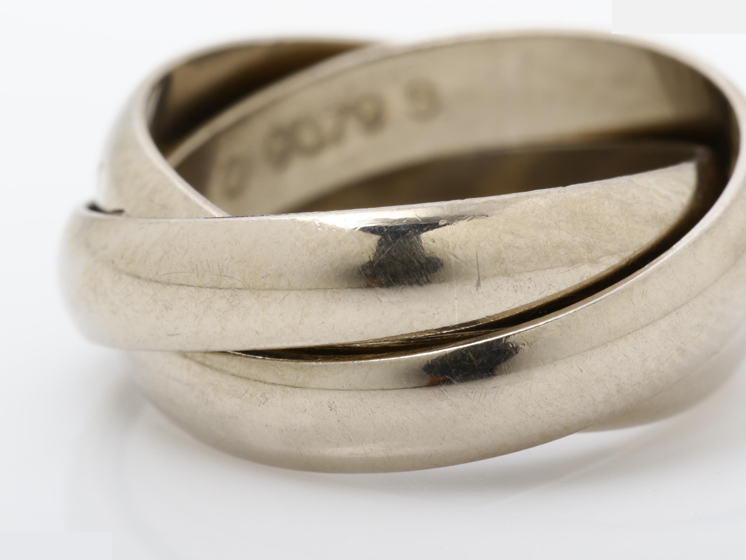 Trinity (precious metal) ring, 750, 6.9g, #46 — view 3