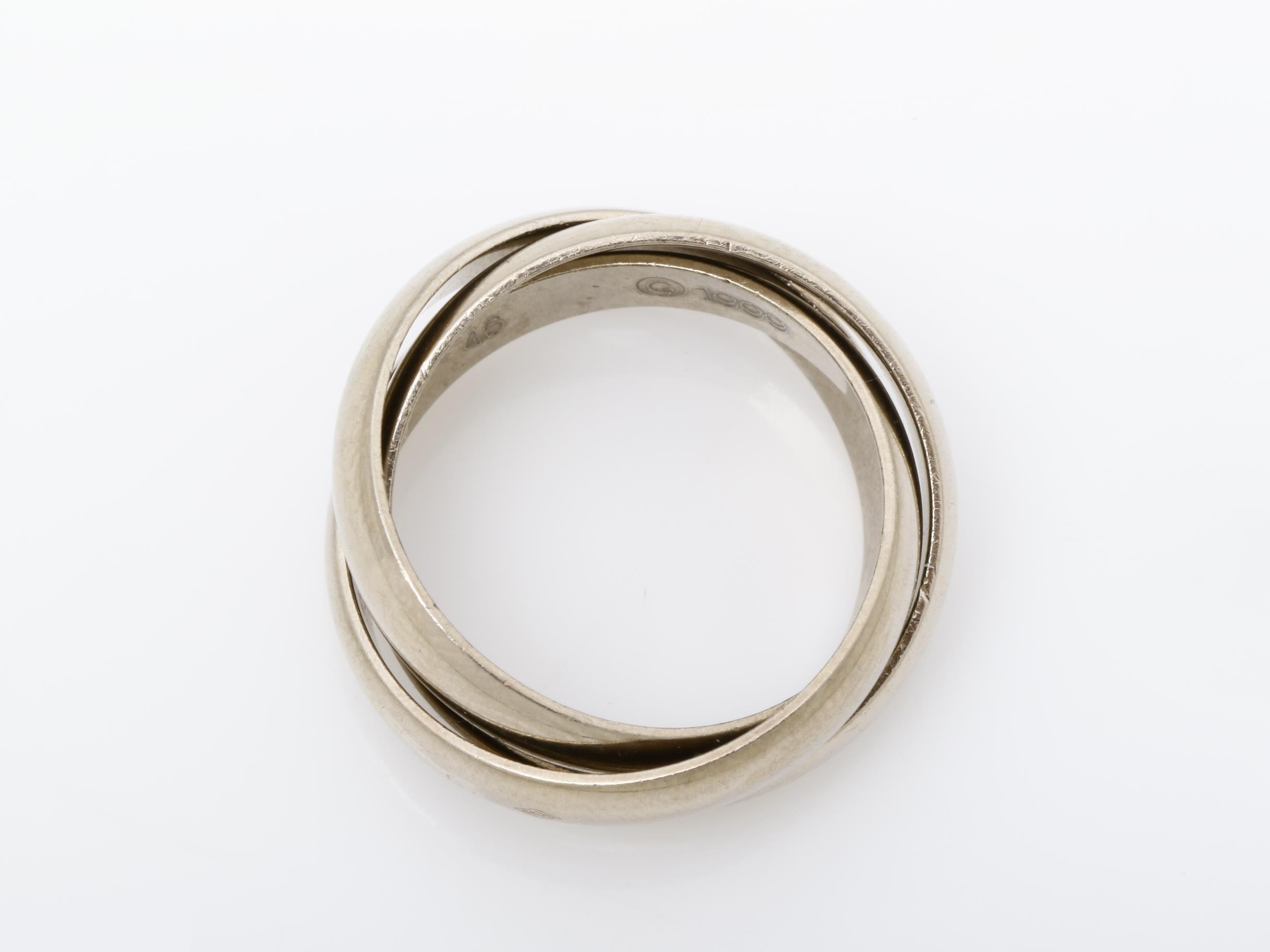 Trinity (precious metal) ring, 750, 6.9g, #46 — view 5