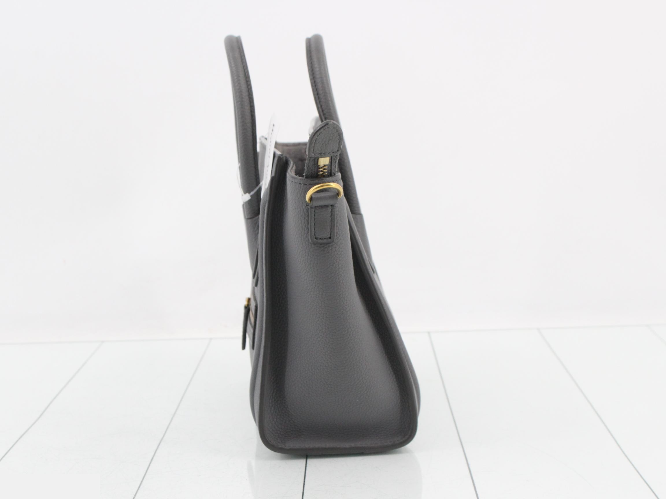 Luggage Nano 2-Way Handbag, Gray — view 3
