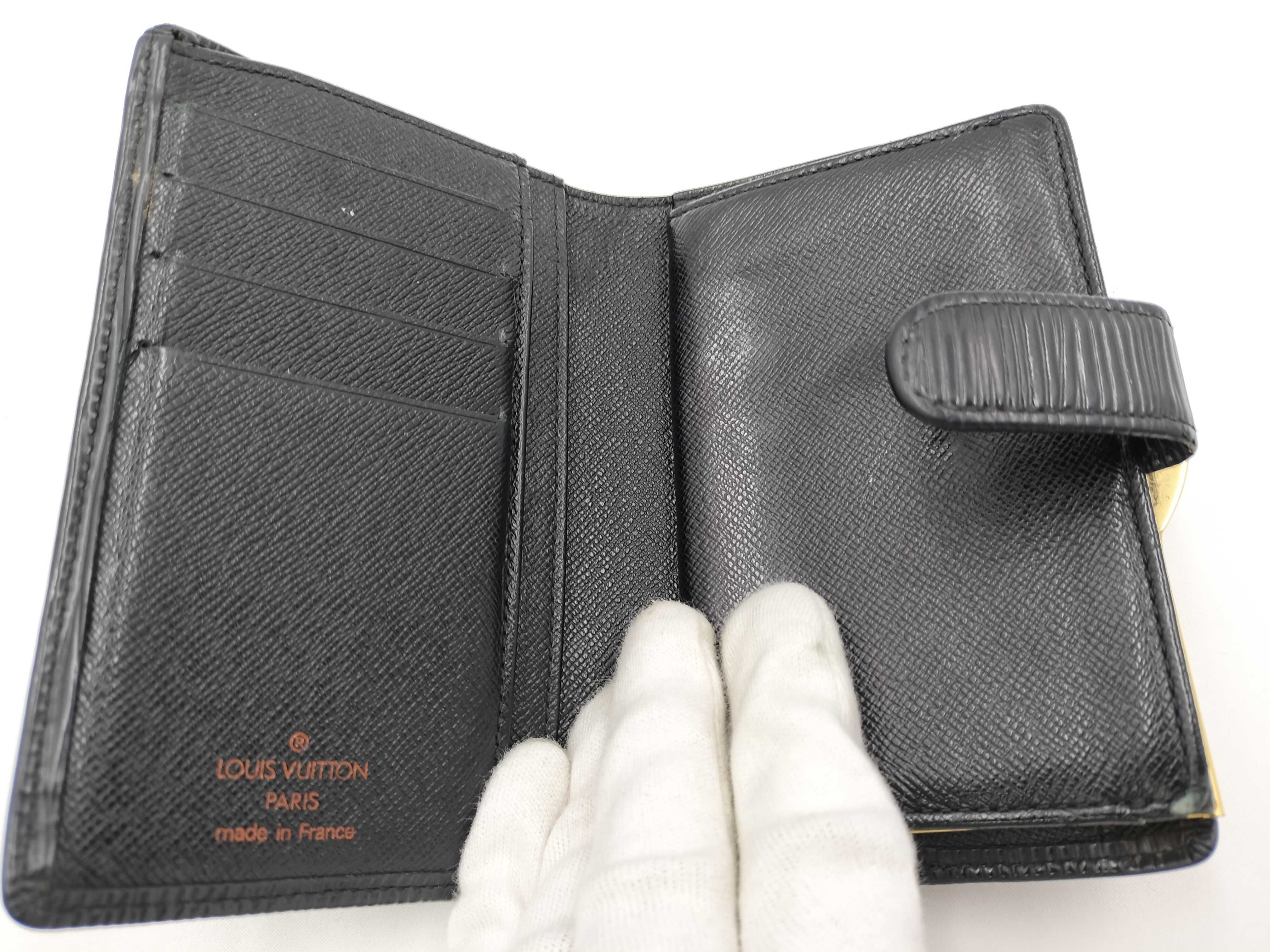 Epi M63642 Portemonnaie Billet Viennois Black Wallet — view 6