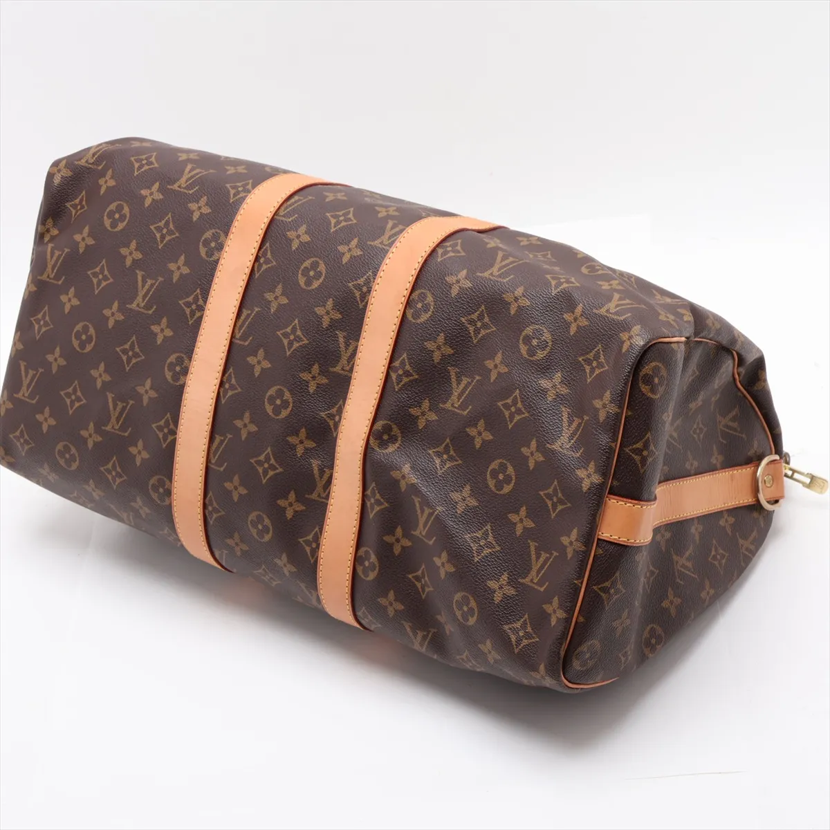 Monogram Keepall Bandoulière 45 M41418 FL0092 Brown with initials — view 3