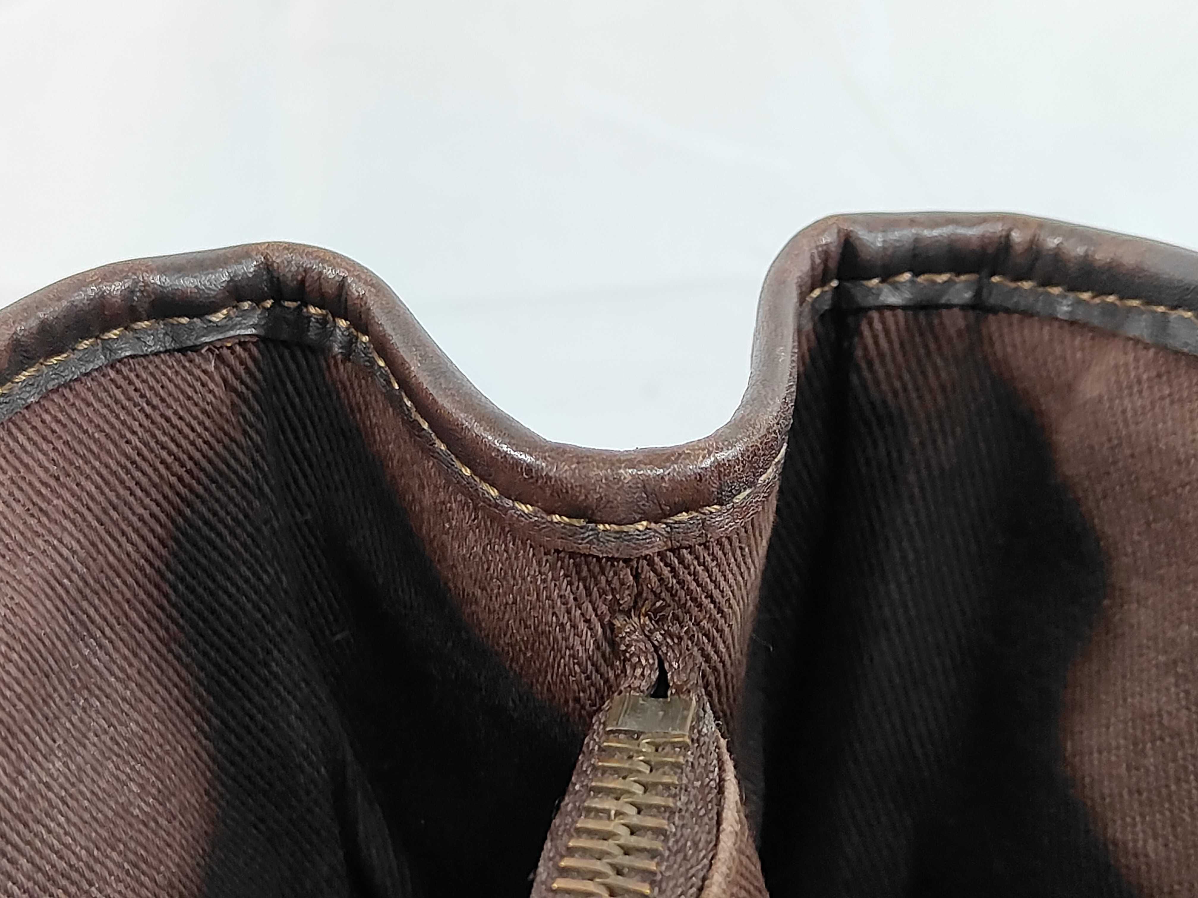 Canvas x Leather Handbag Tote Bag — view 9