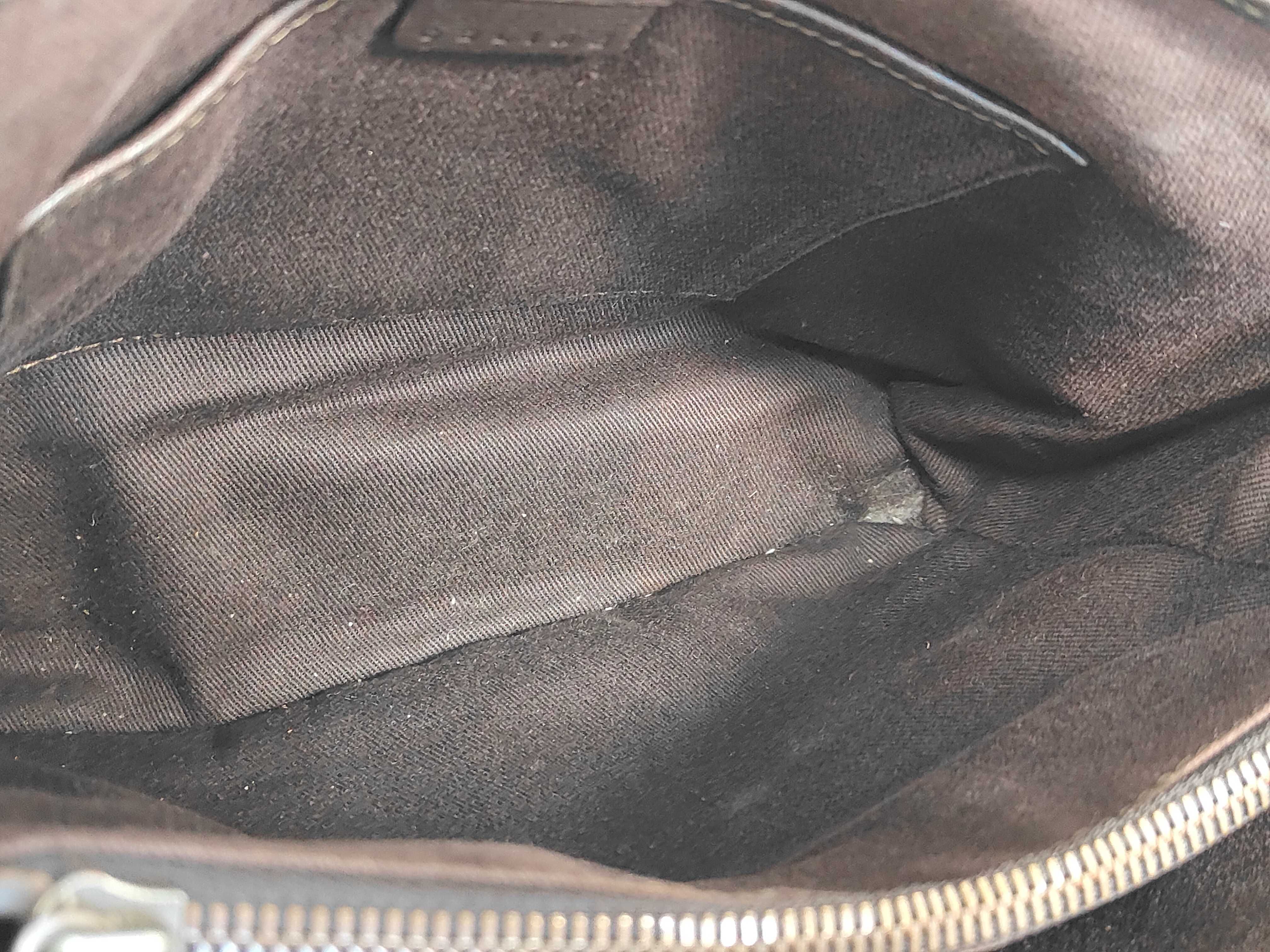 Canvas x Leather Handbag Tote Bag — view 10