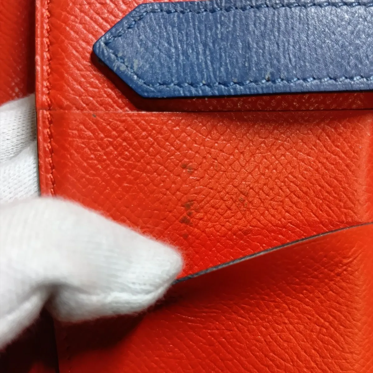 Bearn Soufflé Verso Veau Epsom Long Wallet, Blue Brighton x Capucines, Silver Hardware, C: 2018 — view 11