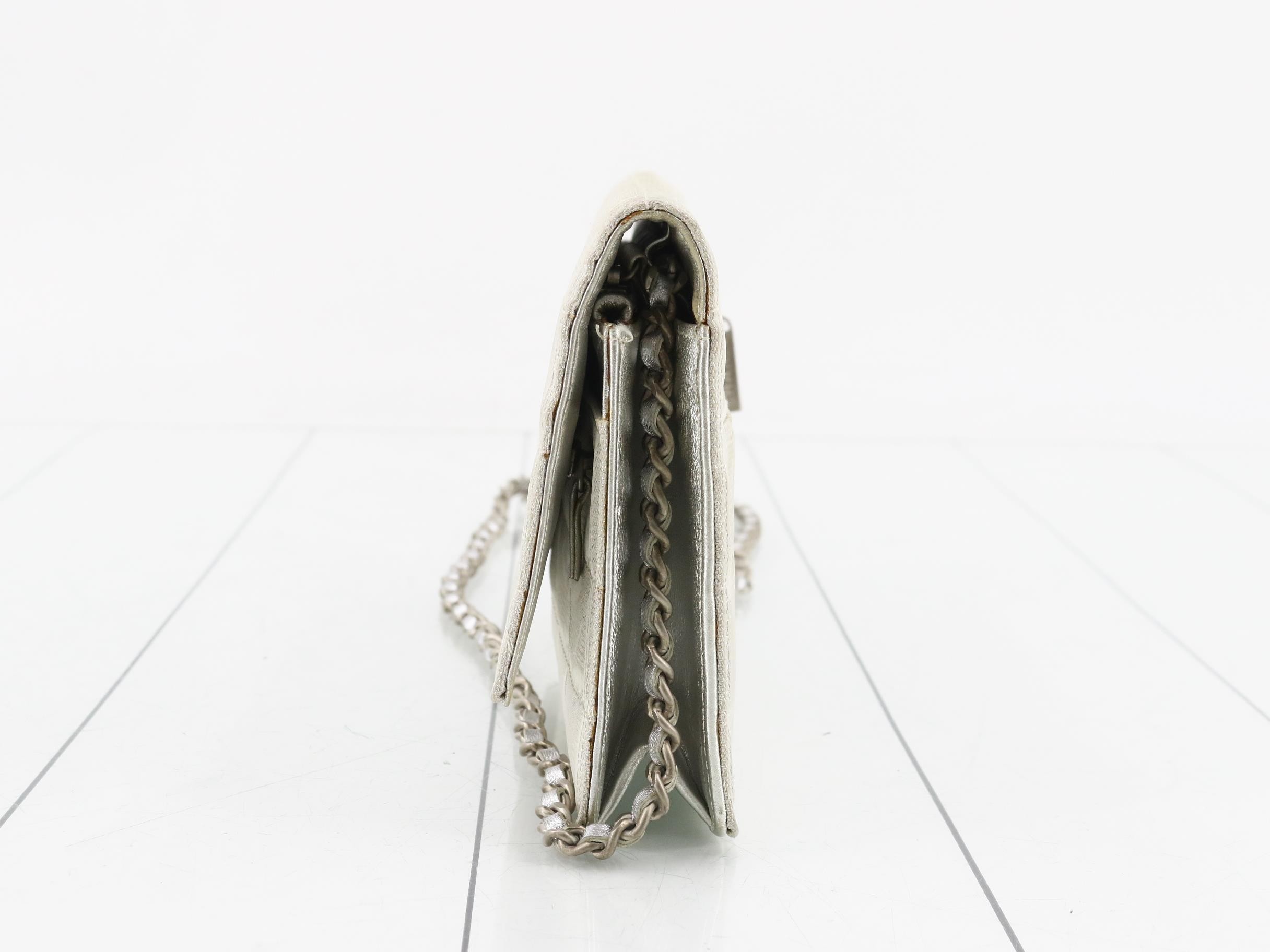 Chain Shoulder Bag Silver — view 3