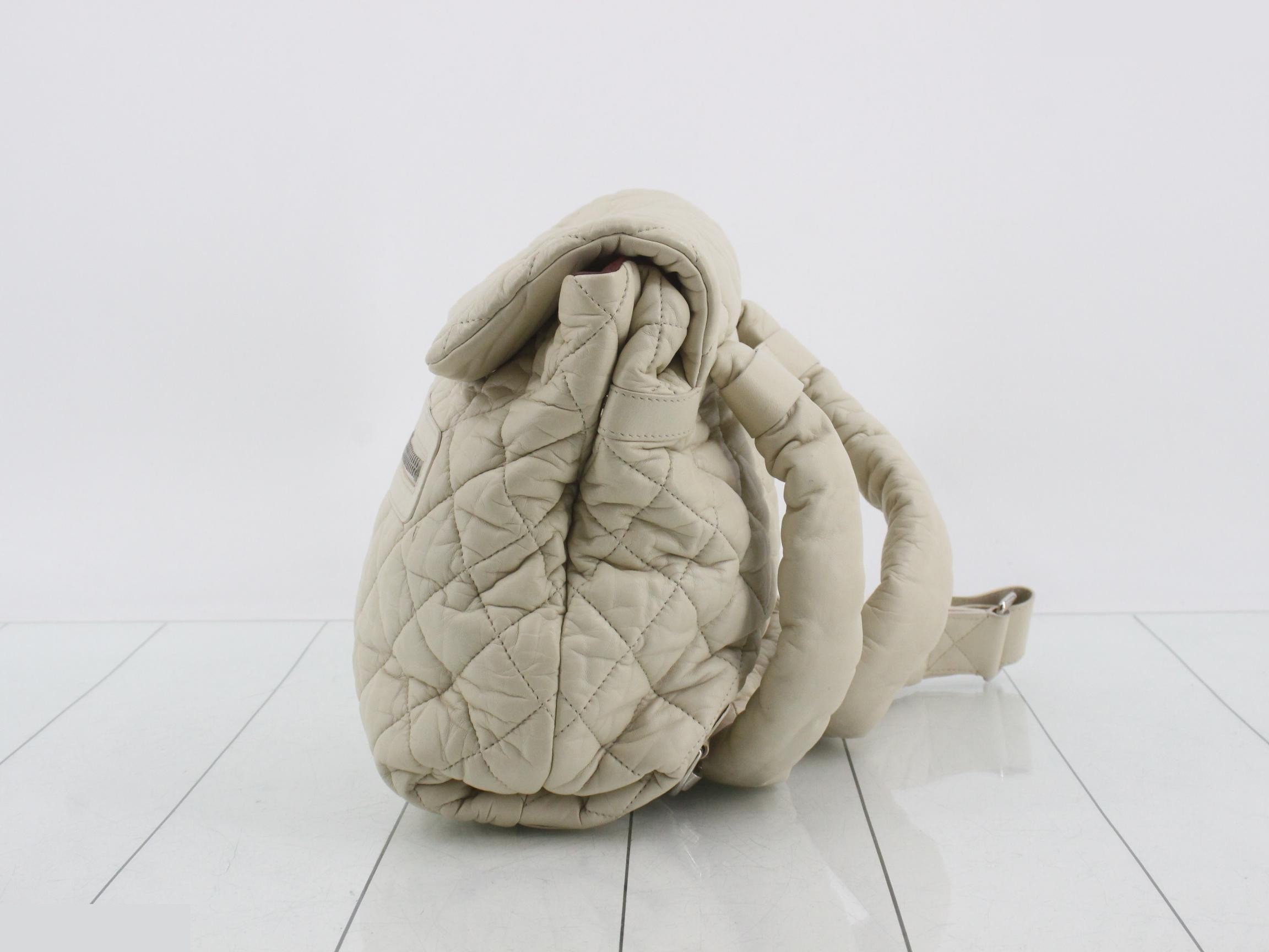 Cococoon Nylon Ivory Backpack, Item No. 13 — view 3