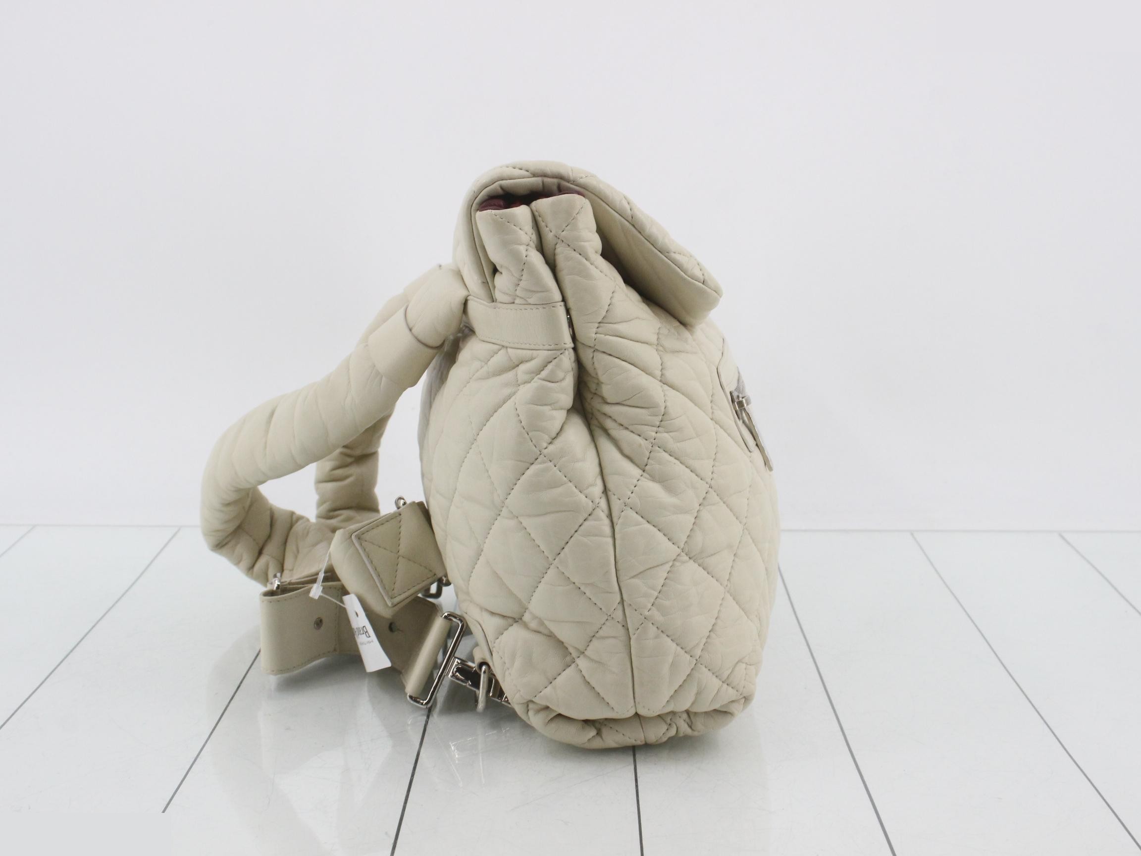 Cococoon Nylon Ivory Backpack, Item No. 13 — view 4