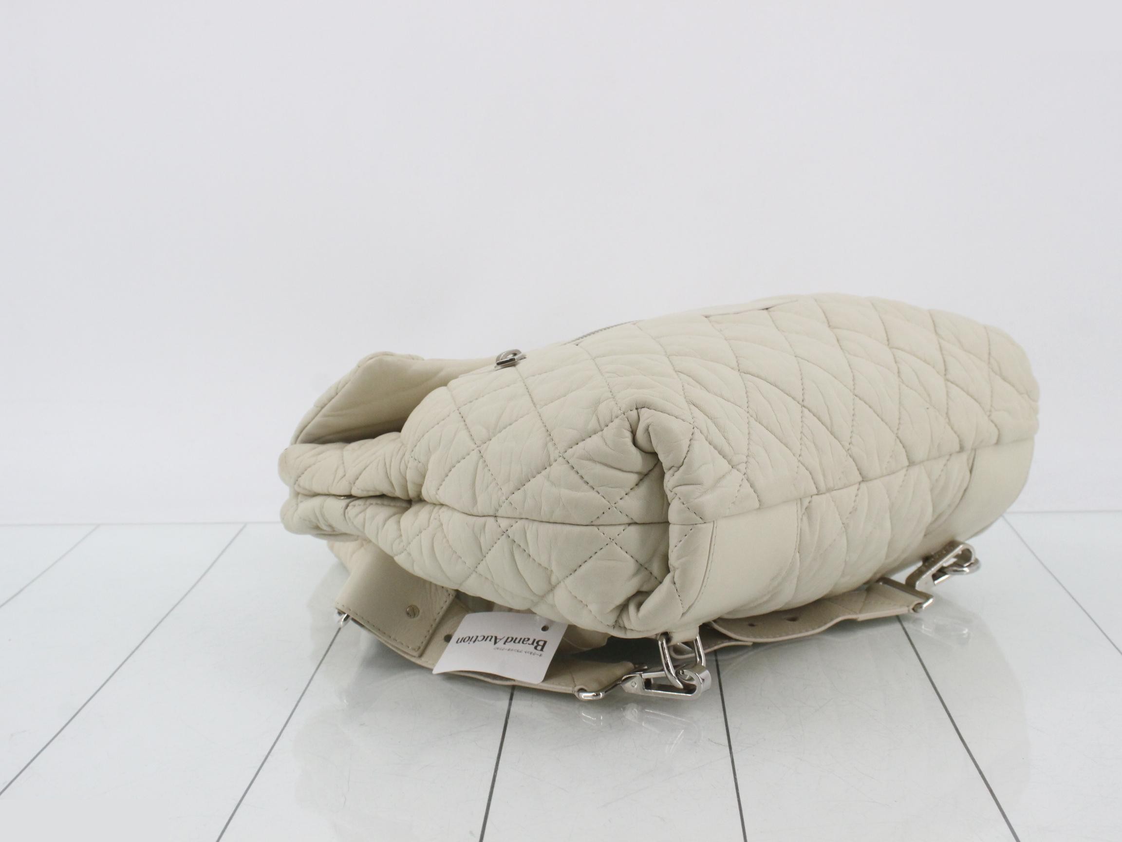 Cococoon Nylon Ivory Backpack, Item No. 13 — view 5