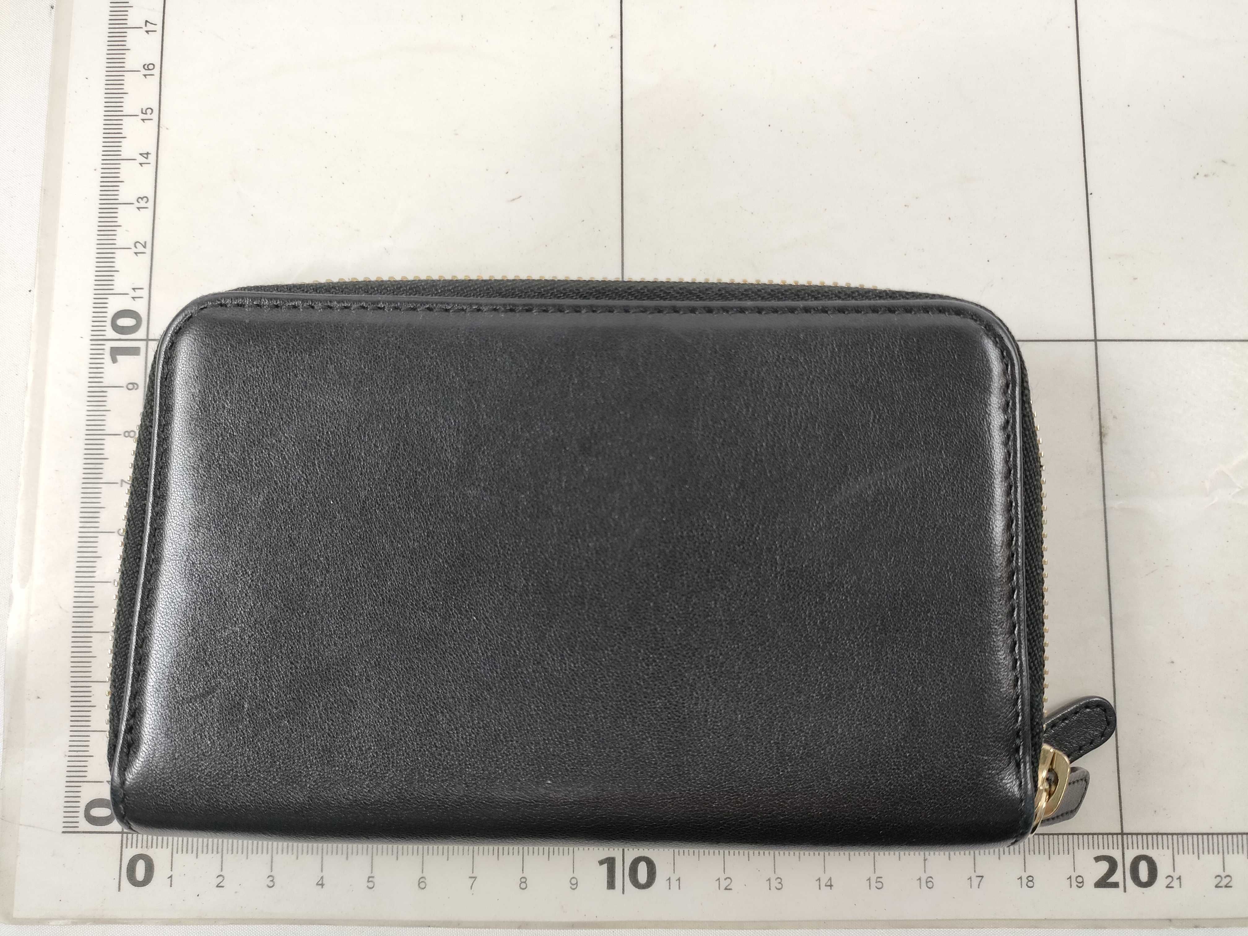 Bulgari Wallet Organizer Leather Black Wallet — view 2