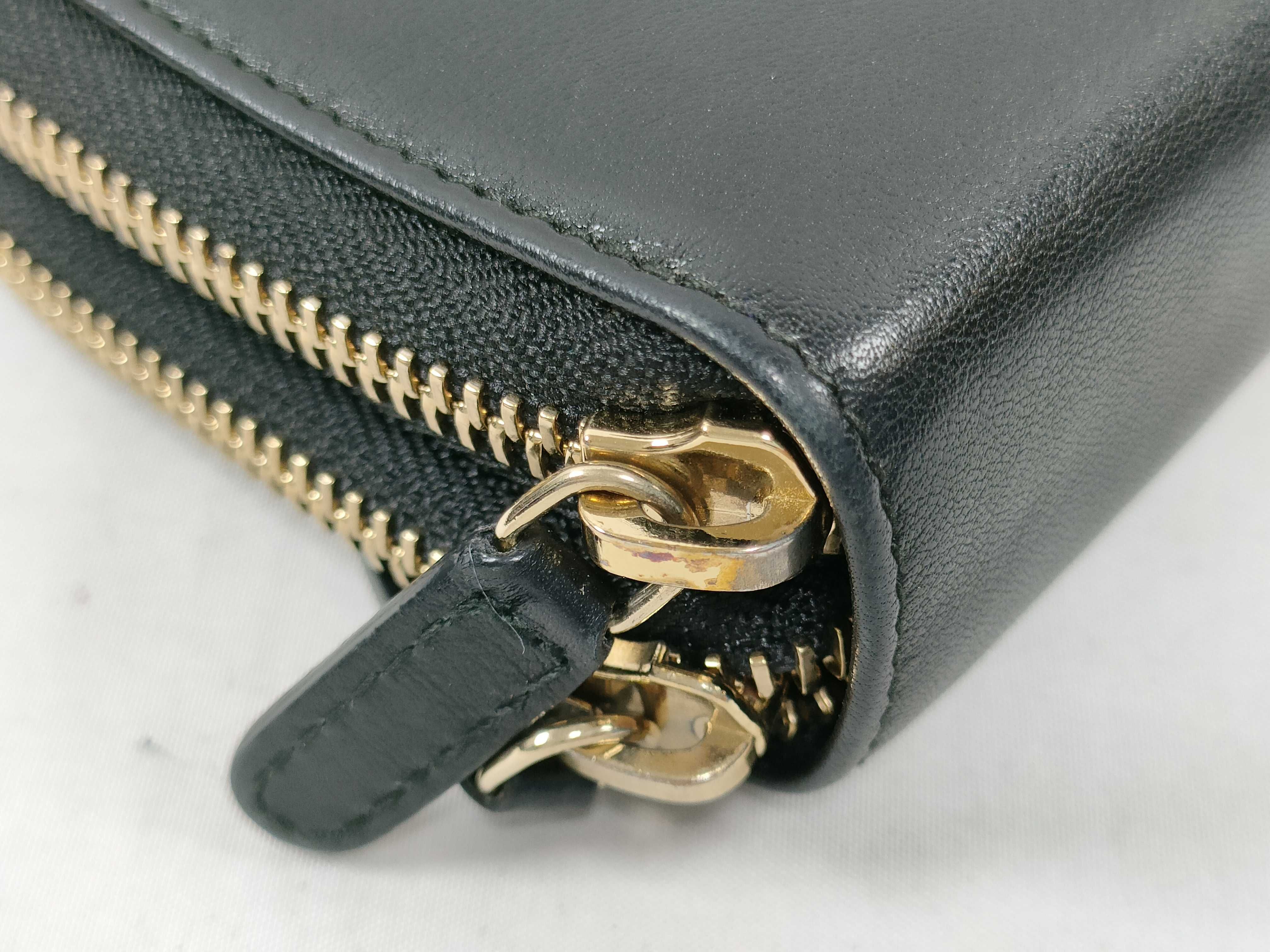 Bulgari Wallet Organizer Leather Black Wallet — view 7