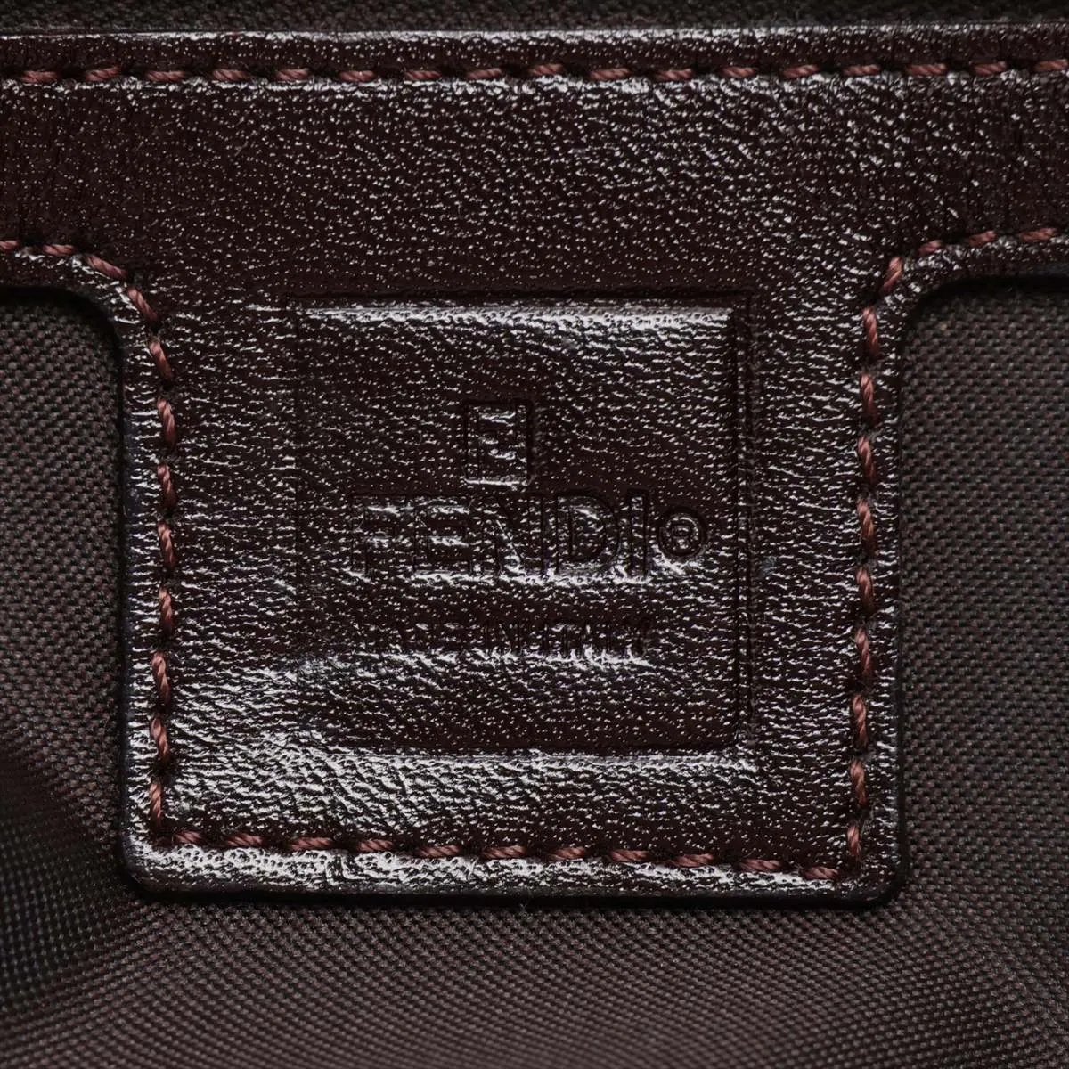 Zucca Canvas x Leather Shoulder Bag, Brown — view 9