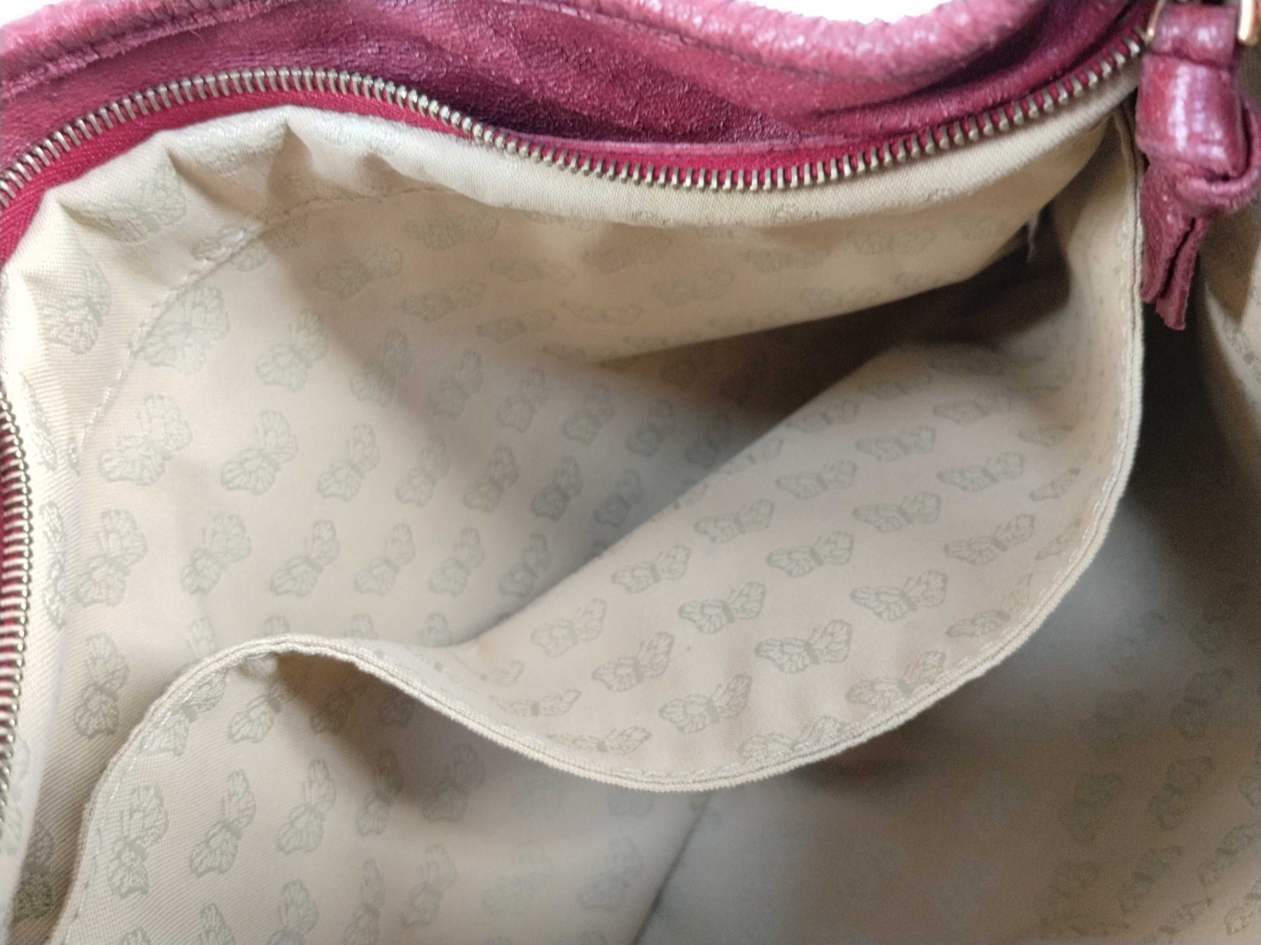 Intrecciato Shoulder Bag (Red) — view 10