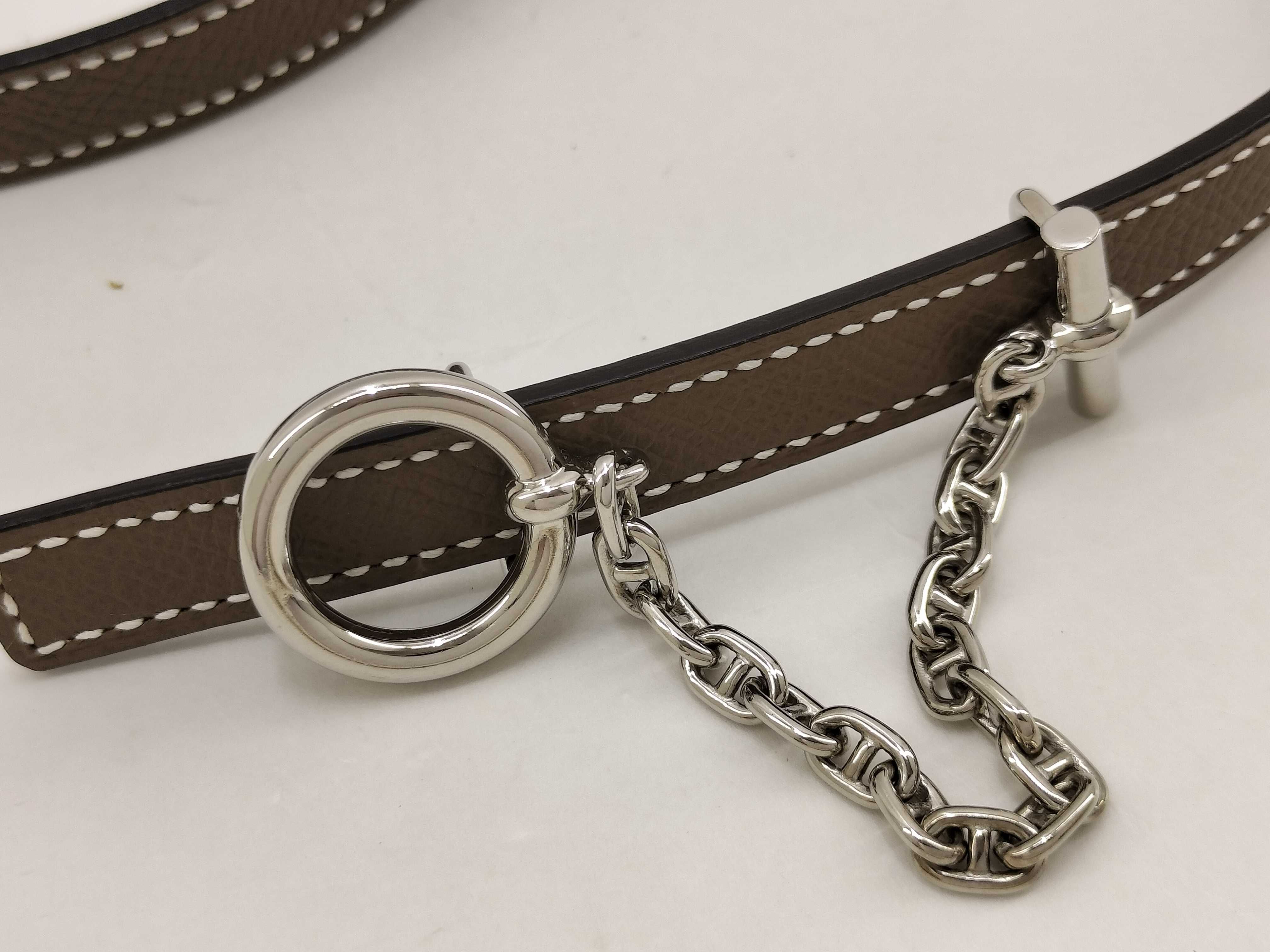 Carousel Belt 13 Chaine d'Ancre Etoupe x Black Reversible B Stamp 31 Belt — view 8