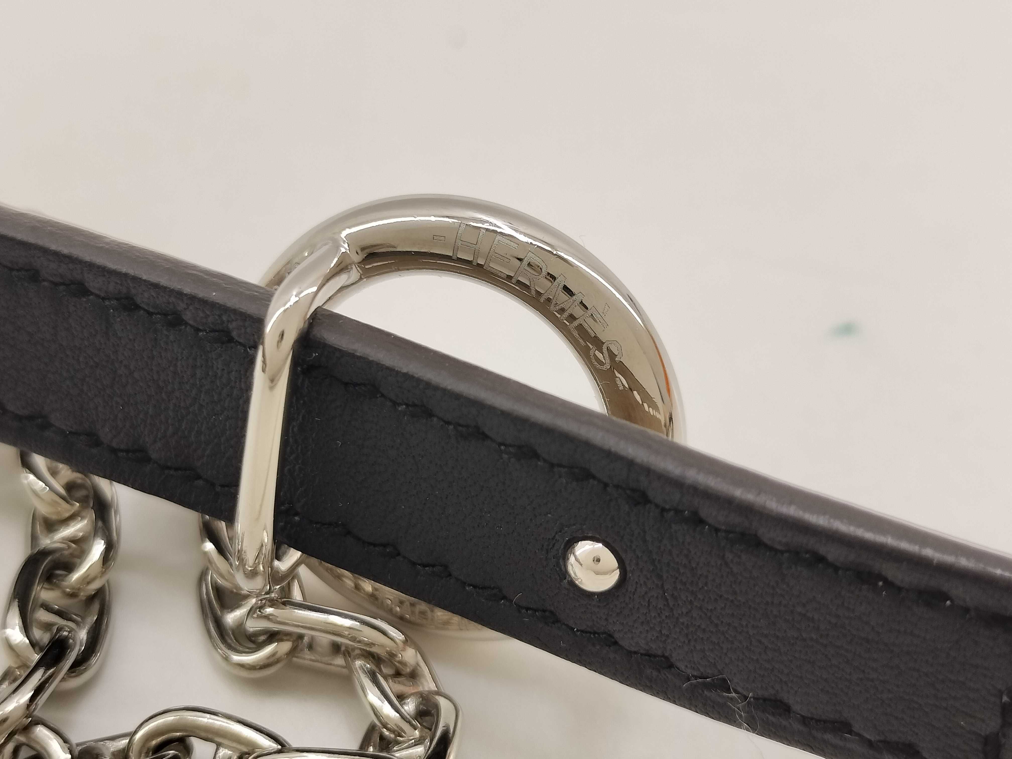Carousel Belt 13 Chaine d'Ancre Etoupe x Black Reversible B Stamp 31 Belt — view 10